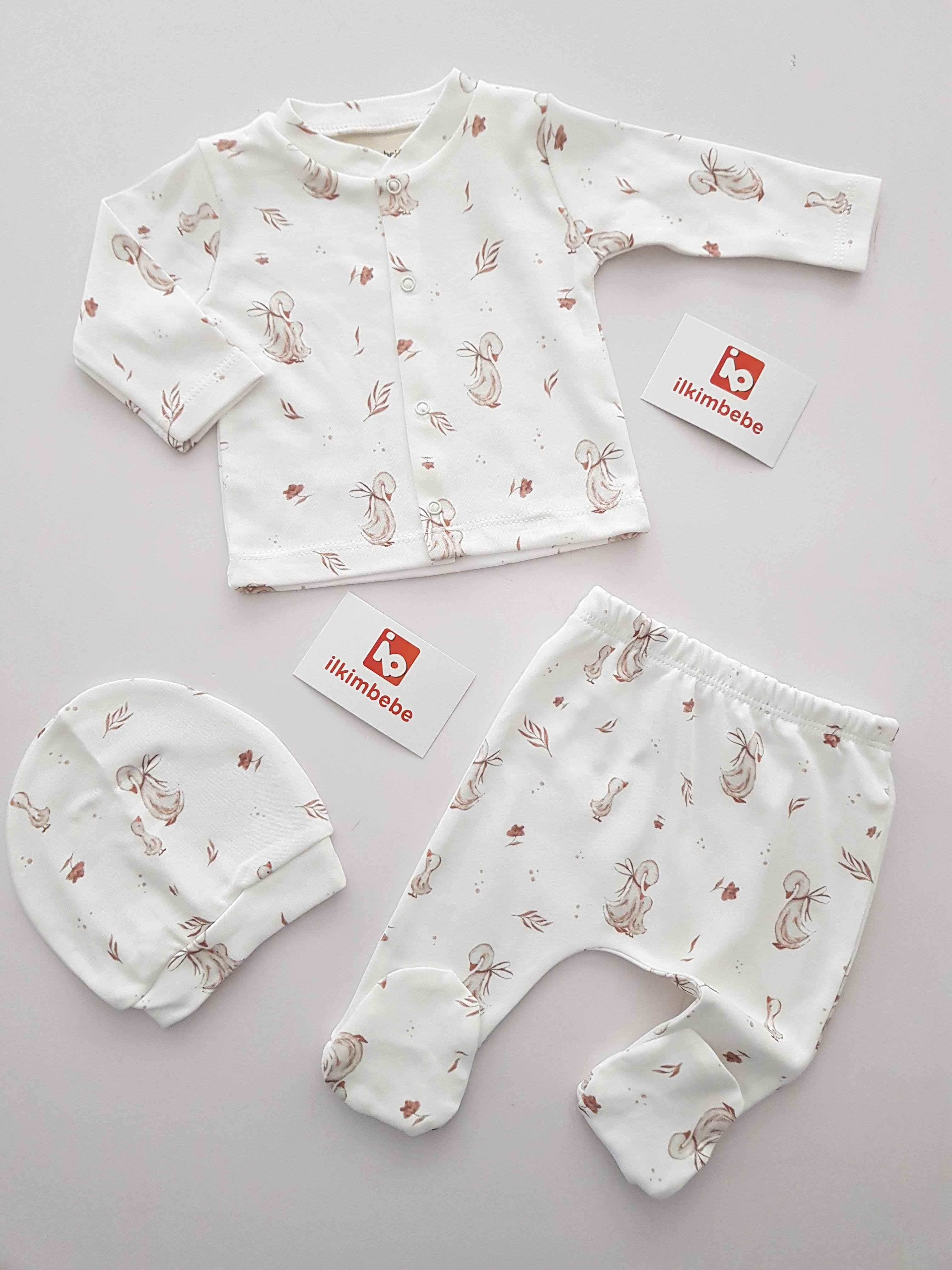 Kuğu 3lü Set - KIZ BEBEK
