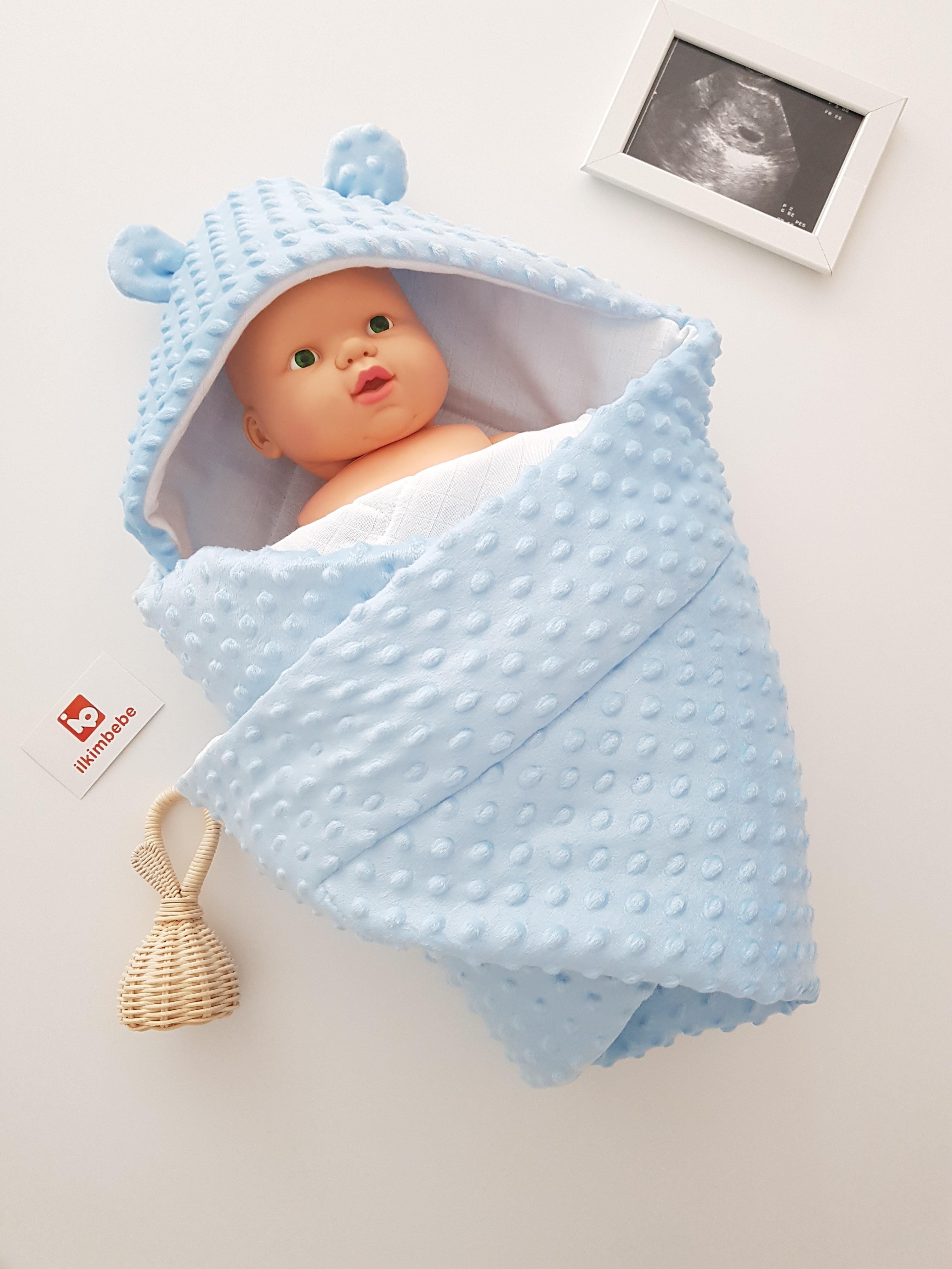Kulaklı Nohut Bebek Kundak Battaniyesi - BATTANİYE&ALT AÇMA