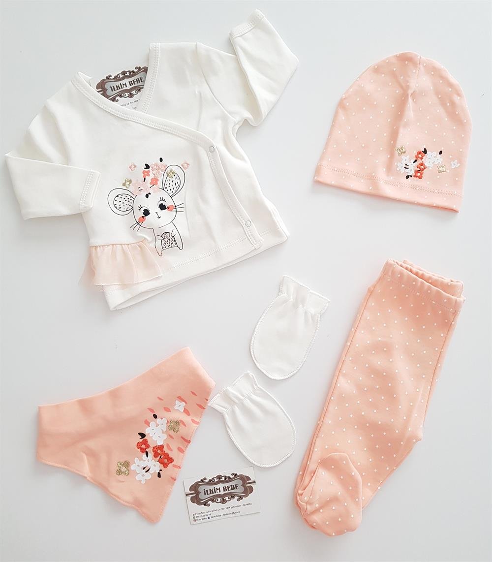 Minik Fare 5Li Set - KIZ BEBEK