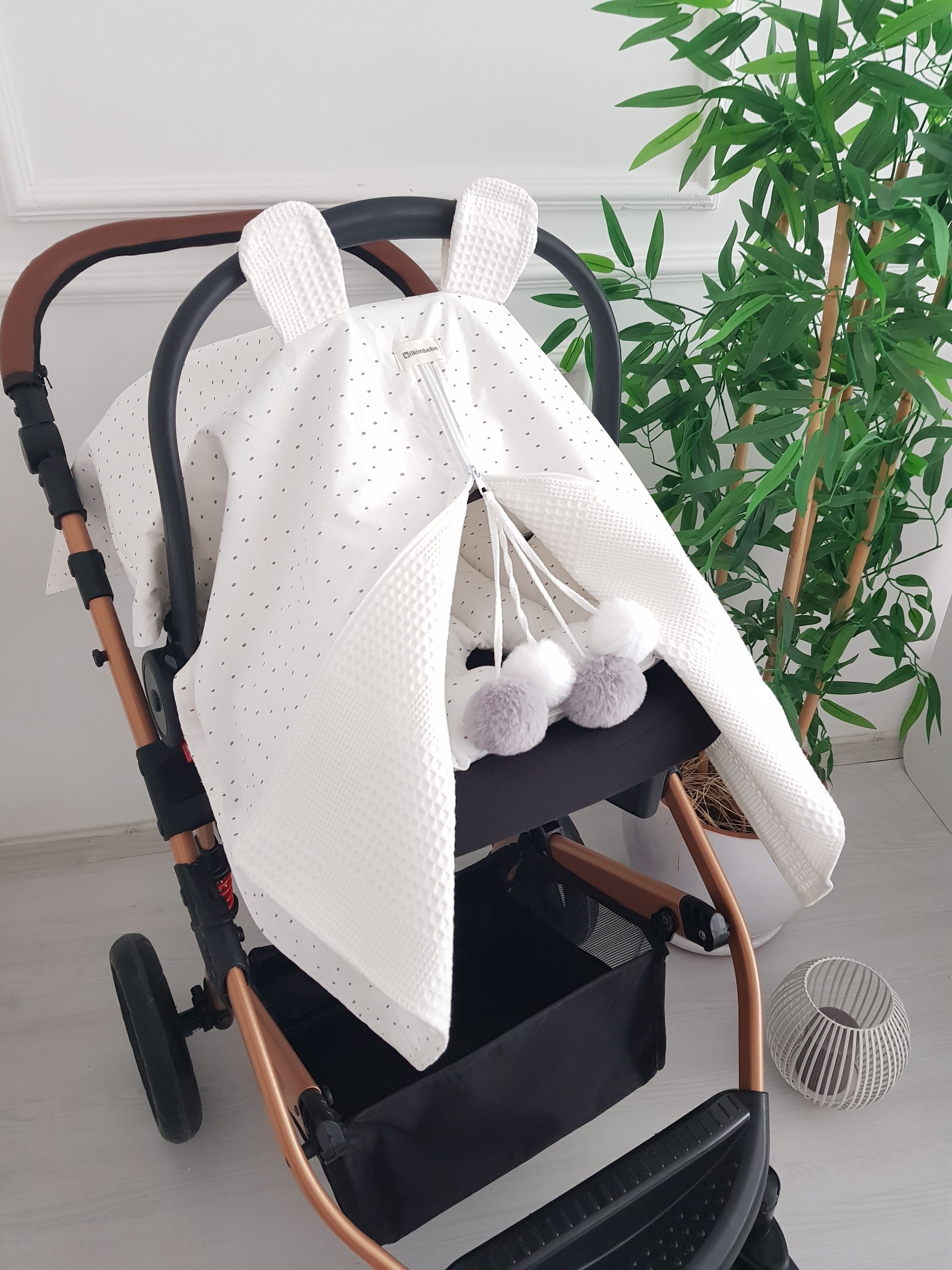 Nokta Desenli 5li Bebek Seti - KIZ BEBEK