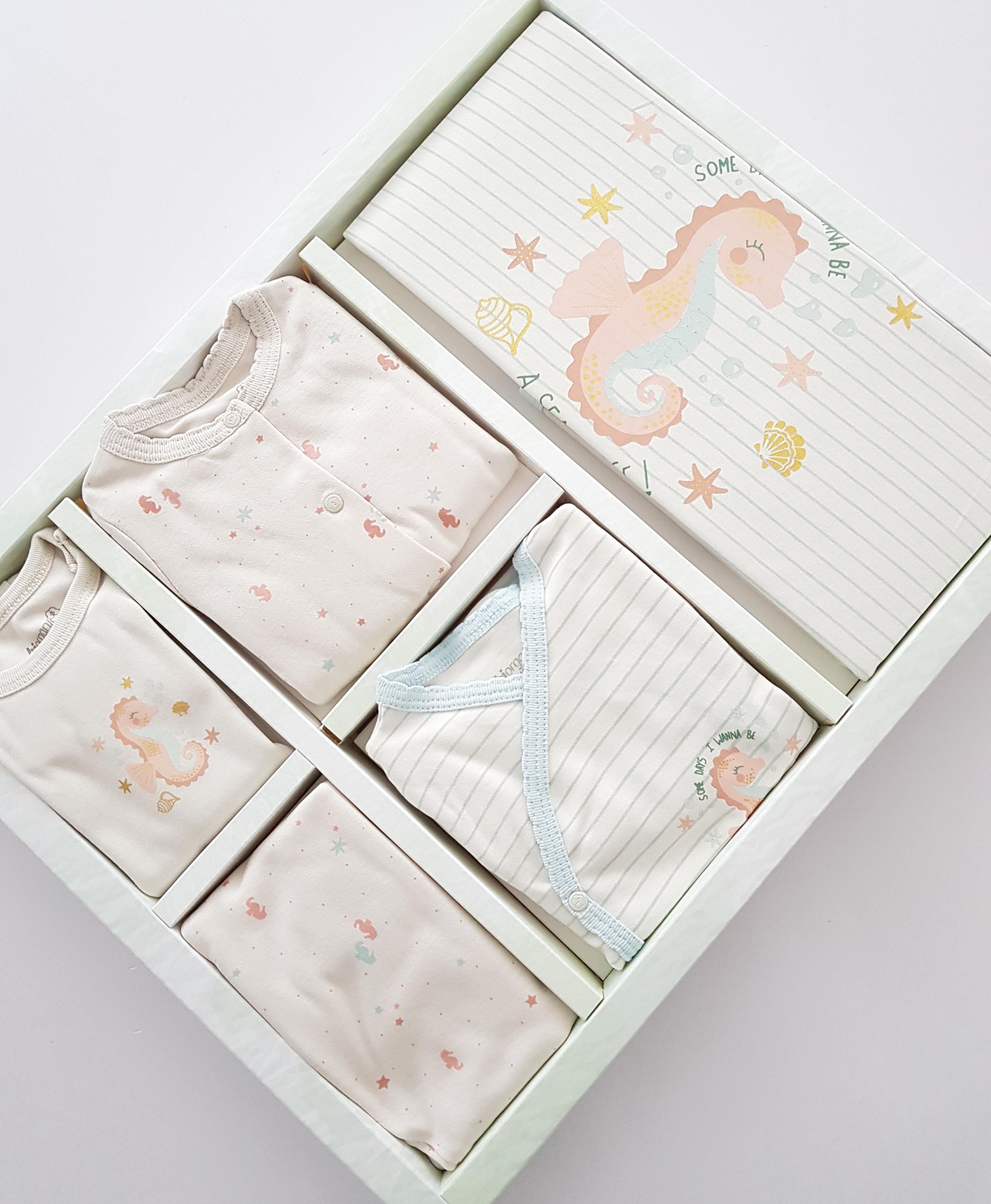 Organik Deniz Atı 10lu Set - KIZ BEBEK