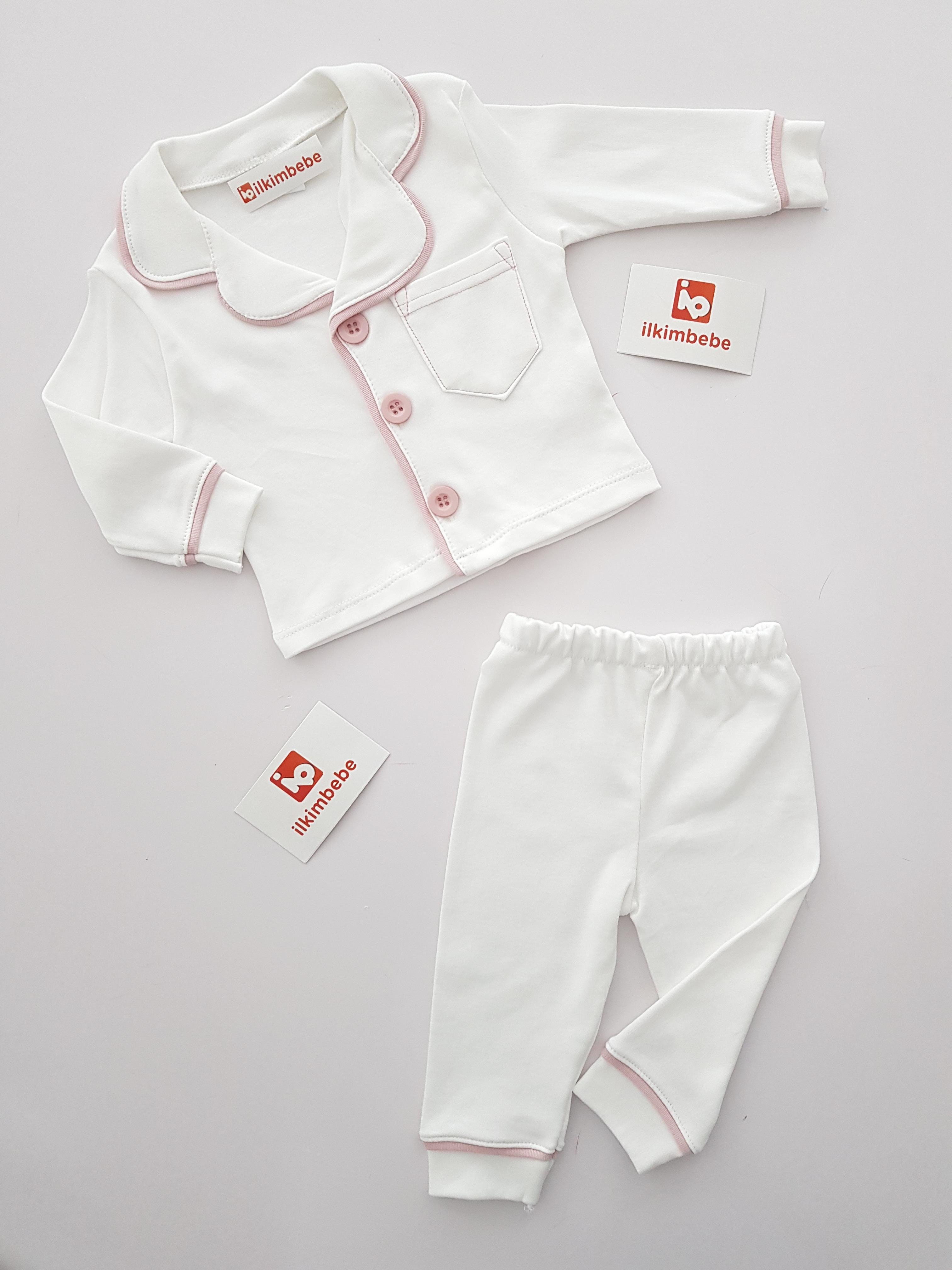Renkli Biyeli 2li Pijama Takımı - Kız Takım