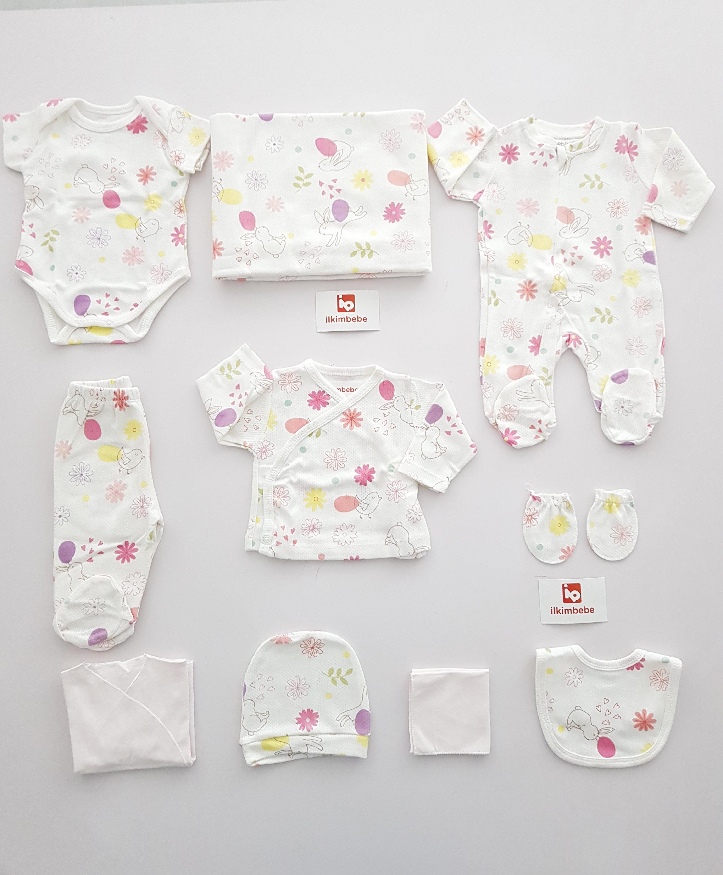 Tavşan 10lu Set - KIZ BEBEK