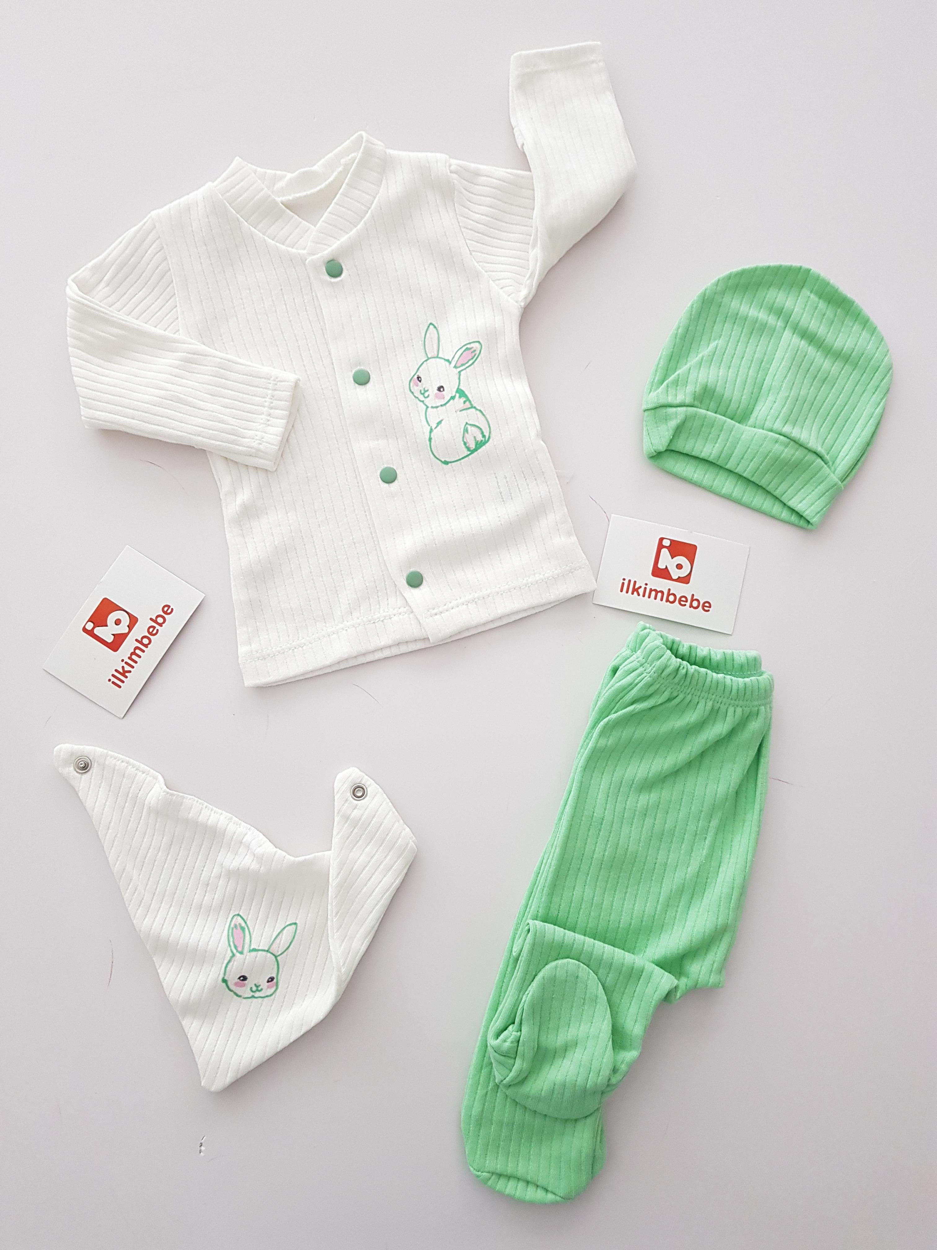Tavşanlı 4lü Set - KIZ BEBEK