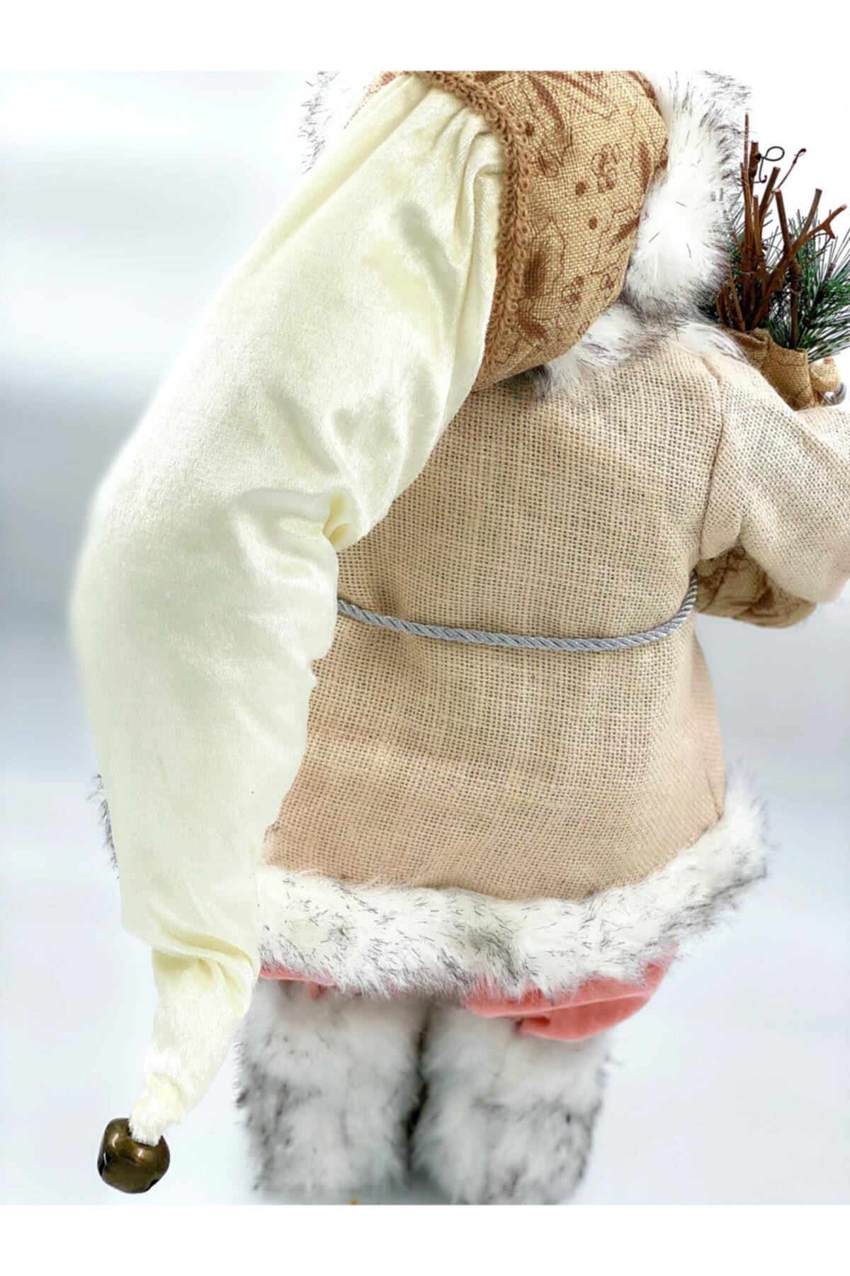 60 Cm Büyük Boy Yılbaş Lüks Noel Baba Heykel Çam Ağacı Dekorasyon Biblo Süs Nicholas