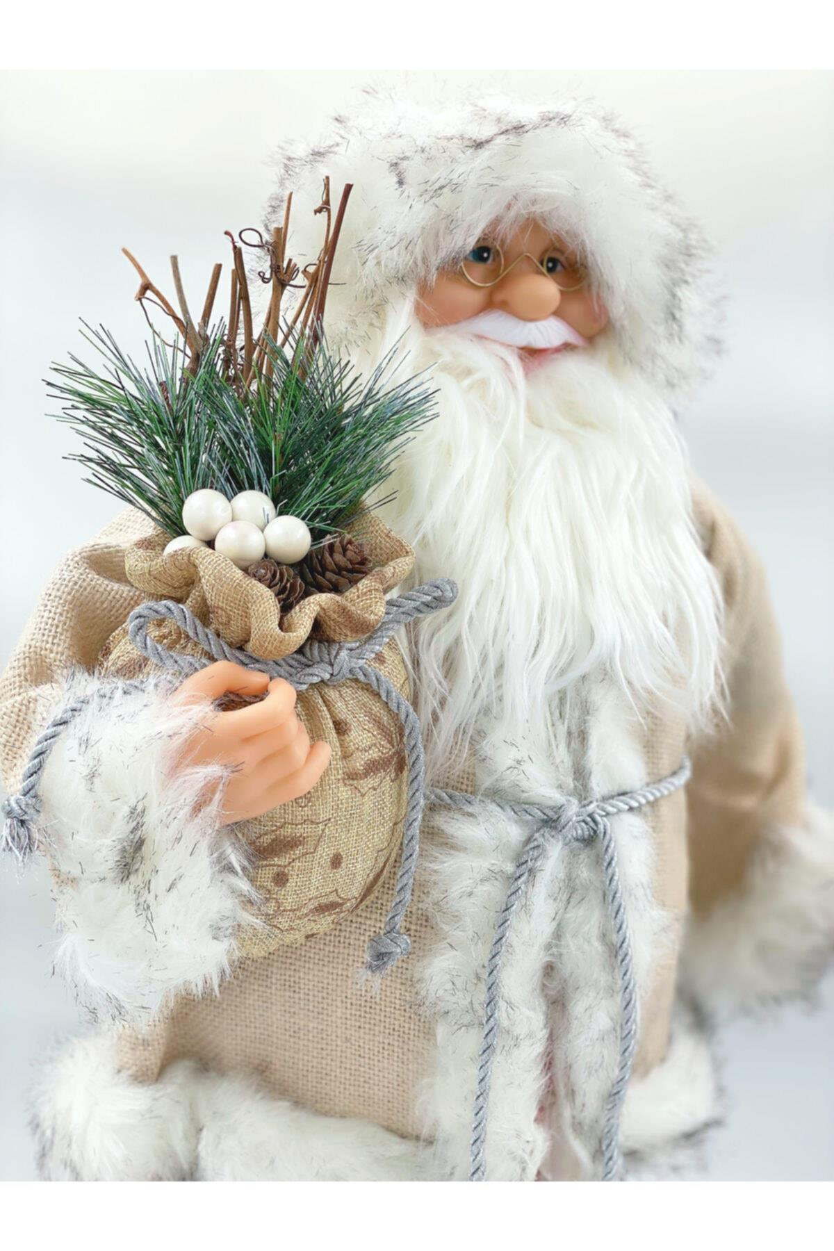 60 Cm Büyük Boy Yılbaş Lüks Noel Baba Heykel Çam Ağacı Dekorasyon Biblo Süs Nicholas