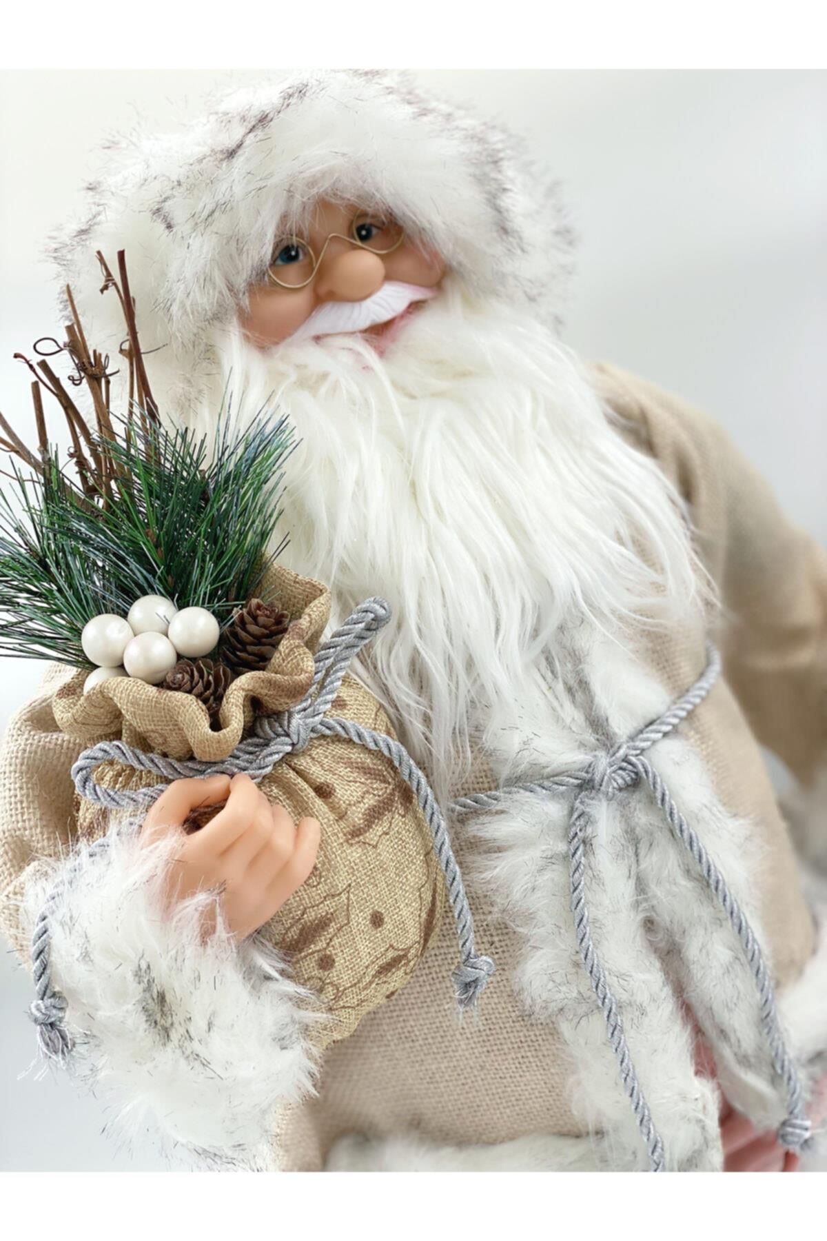60 Cm Büyük Boy Yılbaş Lüks Noel Baba Heykel Çam Ağacı Dekorasyon Biblo Süs Nicholas