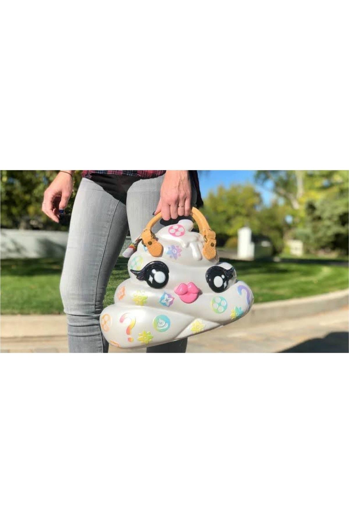 Dev Pooey Puitton Marka Lüks Çanta Slime Oyun Seti Çocuk Seyahat Çantası Renkli Unicorn