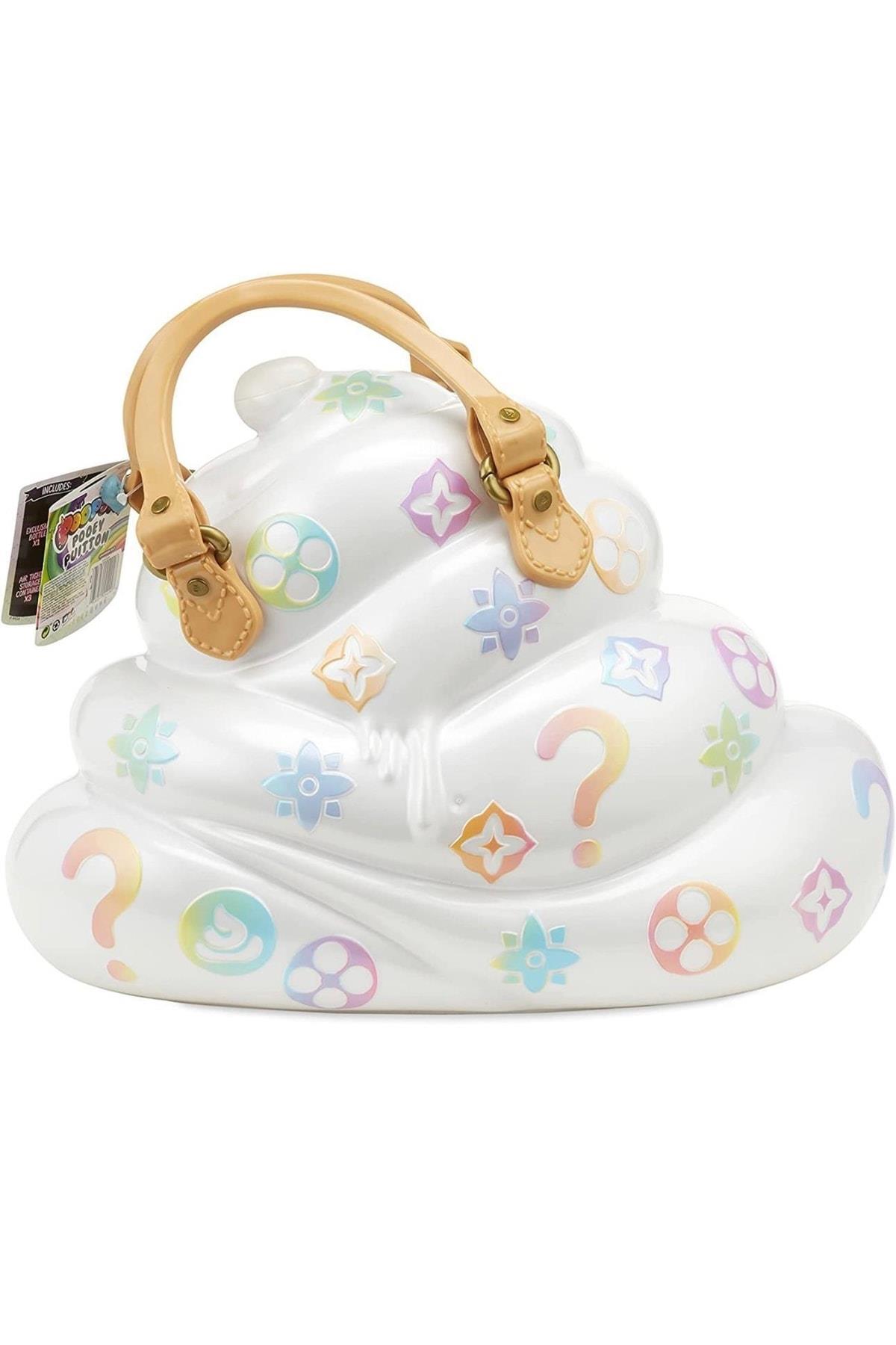 Dev Pooey Puitton Marka Lüks Çanta Slime Oyun Seti Çocuk Seyahat Çantası Renkli Unicorn