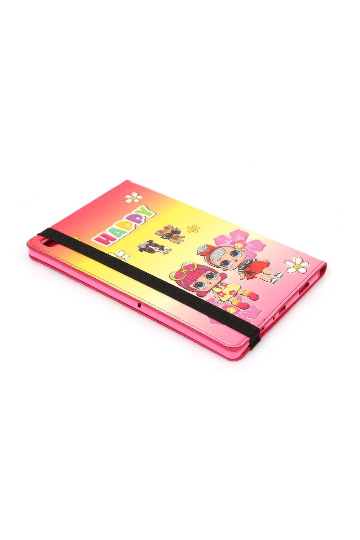 Ipad 10.2” 7 8 9. Nesil Uyumlu Tablet Kılıfı Parlak Kapak 3d Kabartmalı Lol Bebek Desenli