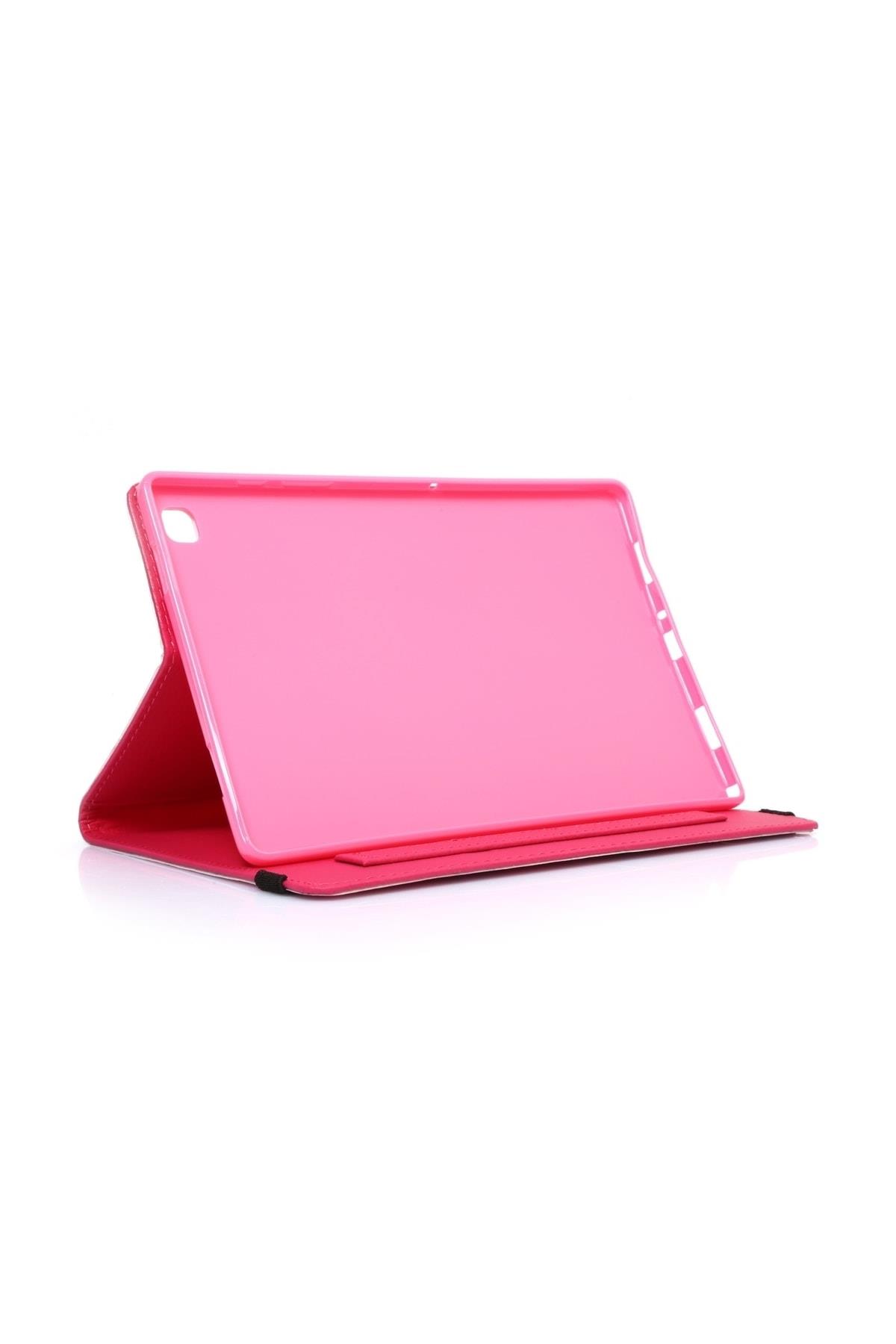 Ipad 10.2” 7 8 9. Nesil Uyumlu Tablet Kılıfı Parlak Kapak 3d Kabartmalı Pembe Barbie Kapağı