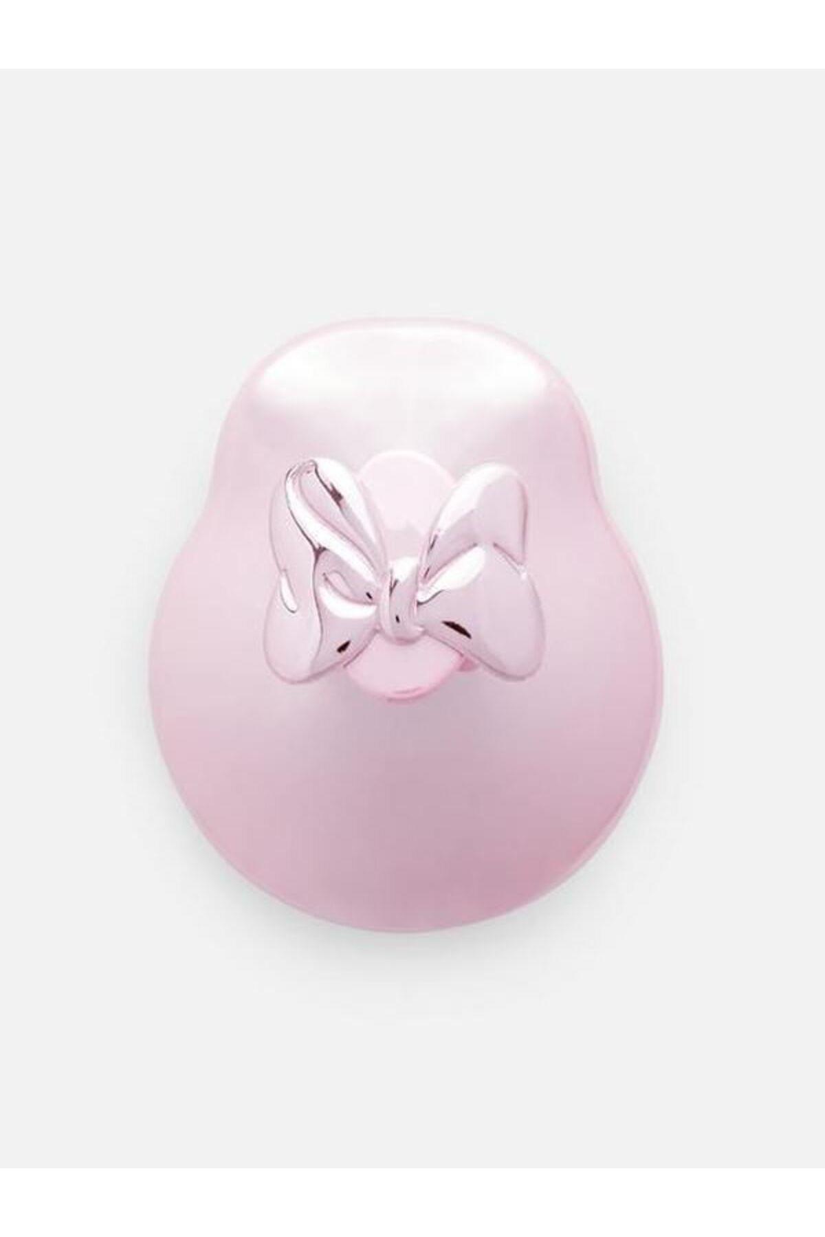 İthal Disney metalik pembe Minnie mouse saç kafa ağrı masaj tarağı fırçası saç gürleştirici