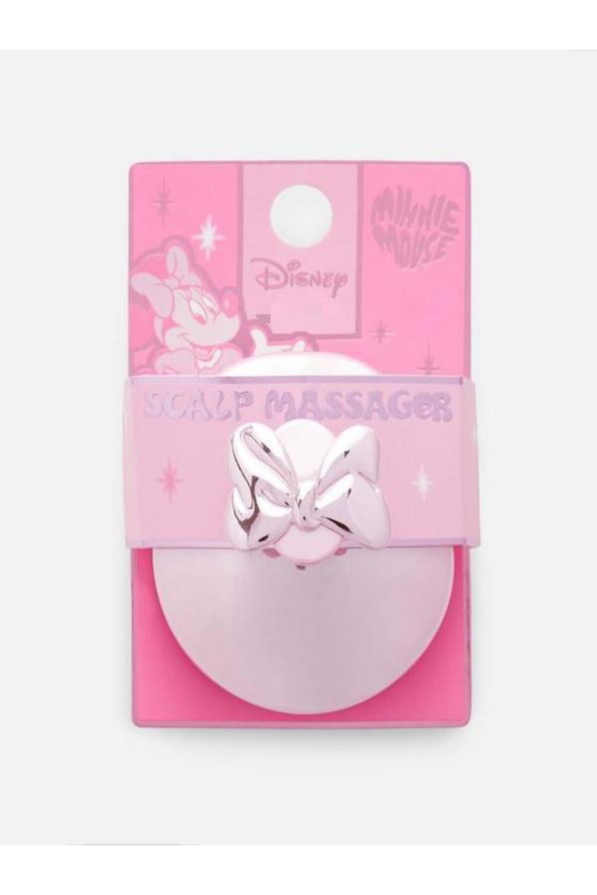 İthal Disney metalik pembe Minnie mouse saç kafa ağrı masaj tarağı fırçası saç gürleştirici