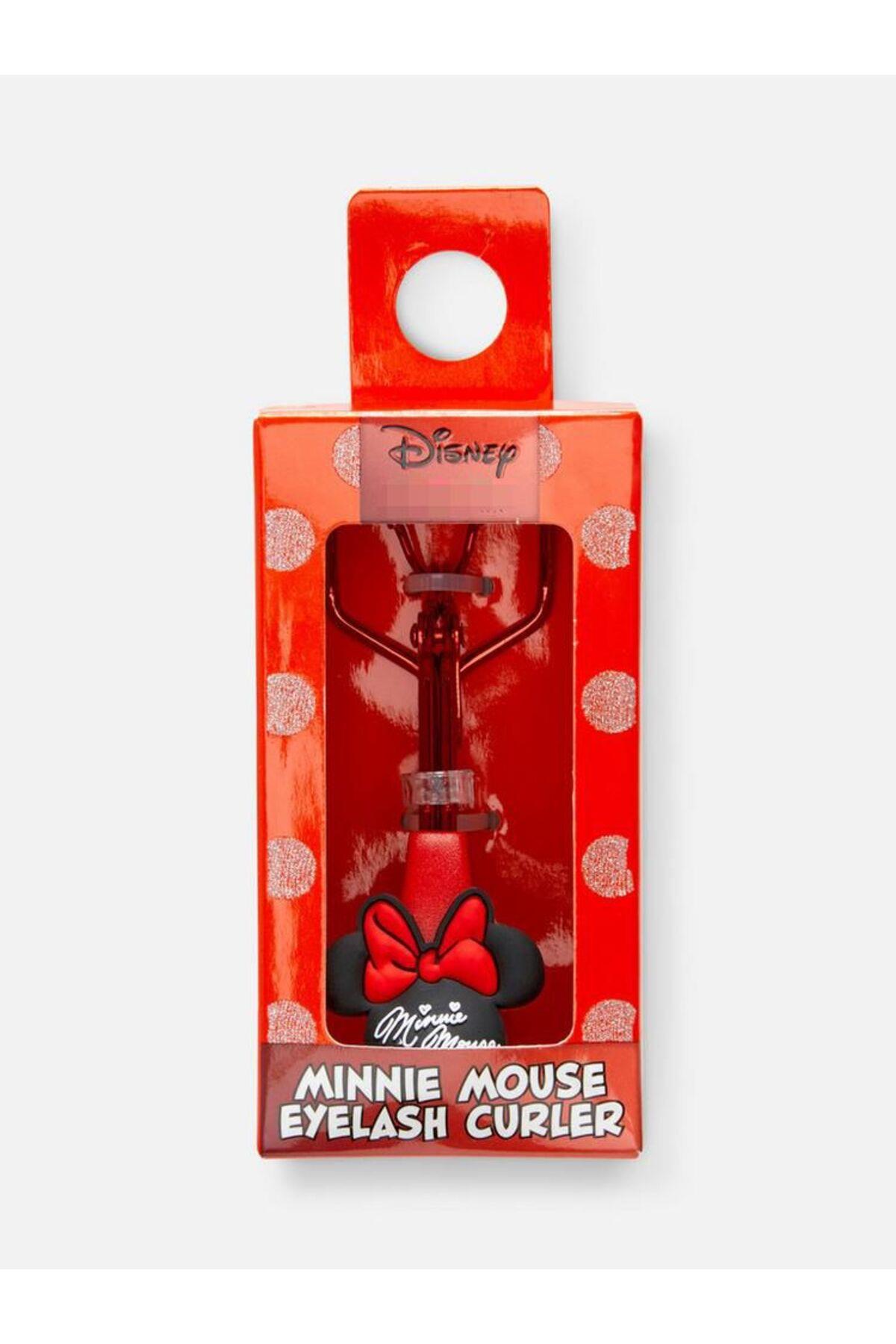 İthal Disney minnie mouse metalik kırmızı kirpik kıvırıcı alet kıvırma