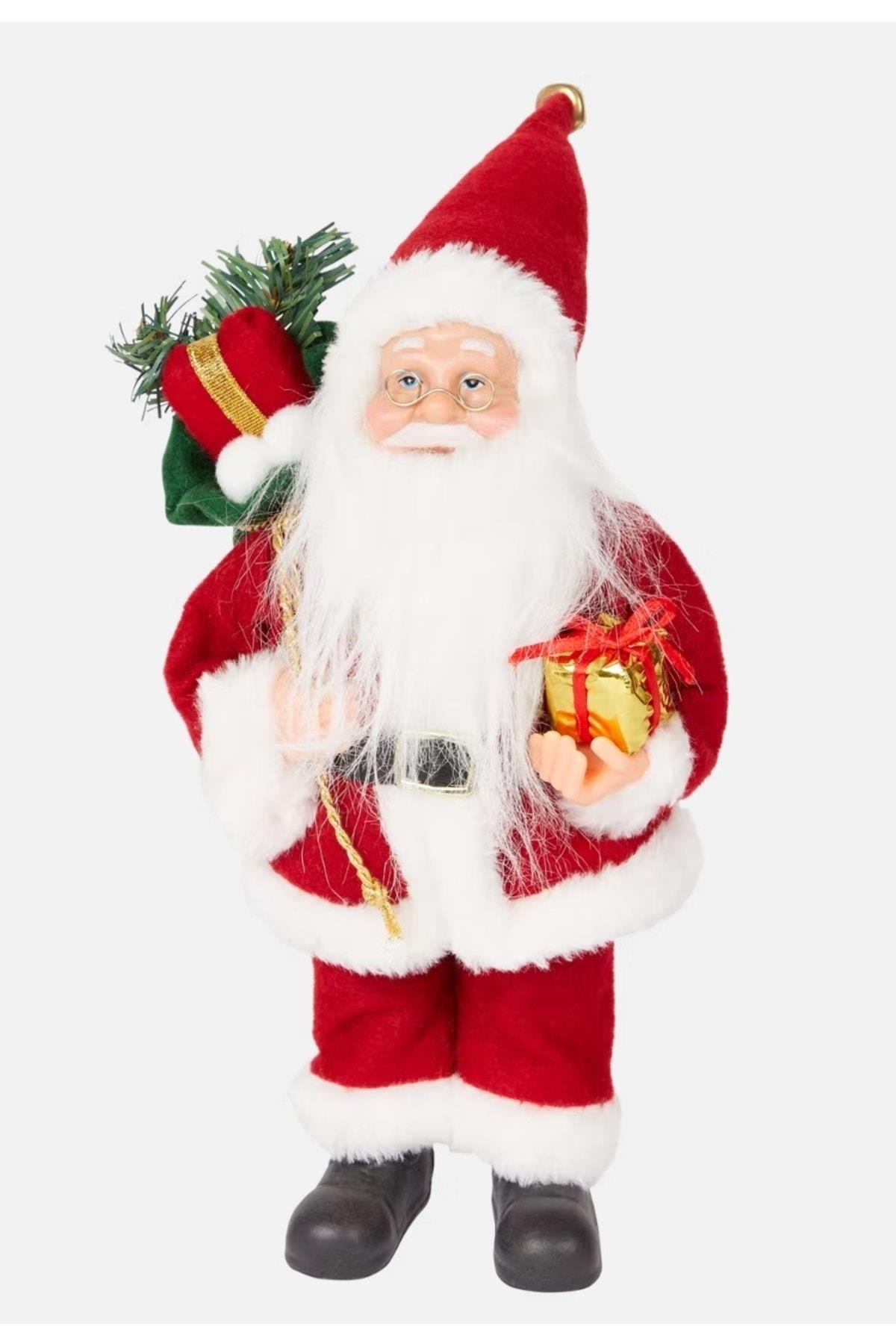 Ithal Koleksiyonluk Yılbaşı Lüks Sevimli Noel Baba Oyuncak Çam Ağacı Süsü Dekor Biblo