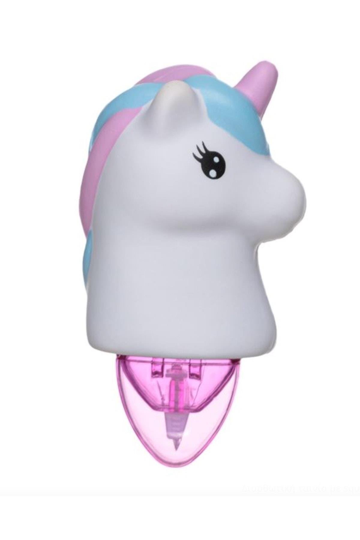 ithal Squishy sukuşi yumuşak sünger unicorn düzeltme bantı silgi tipex tükenmez kalem yazı silici