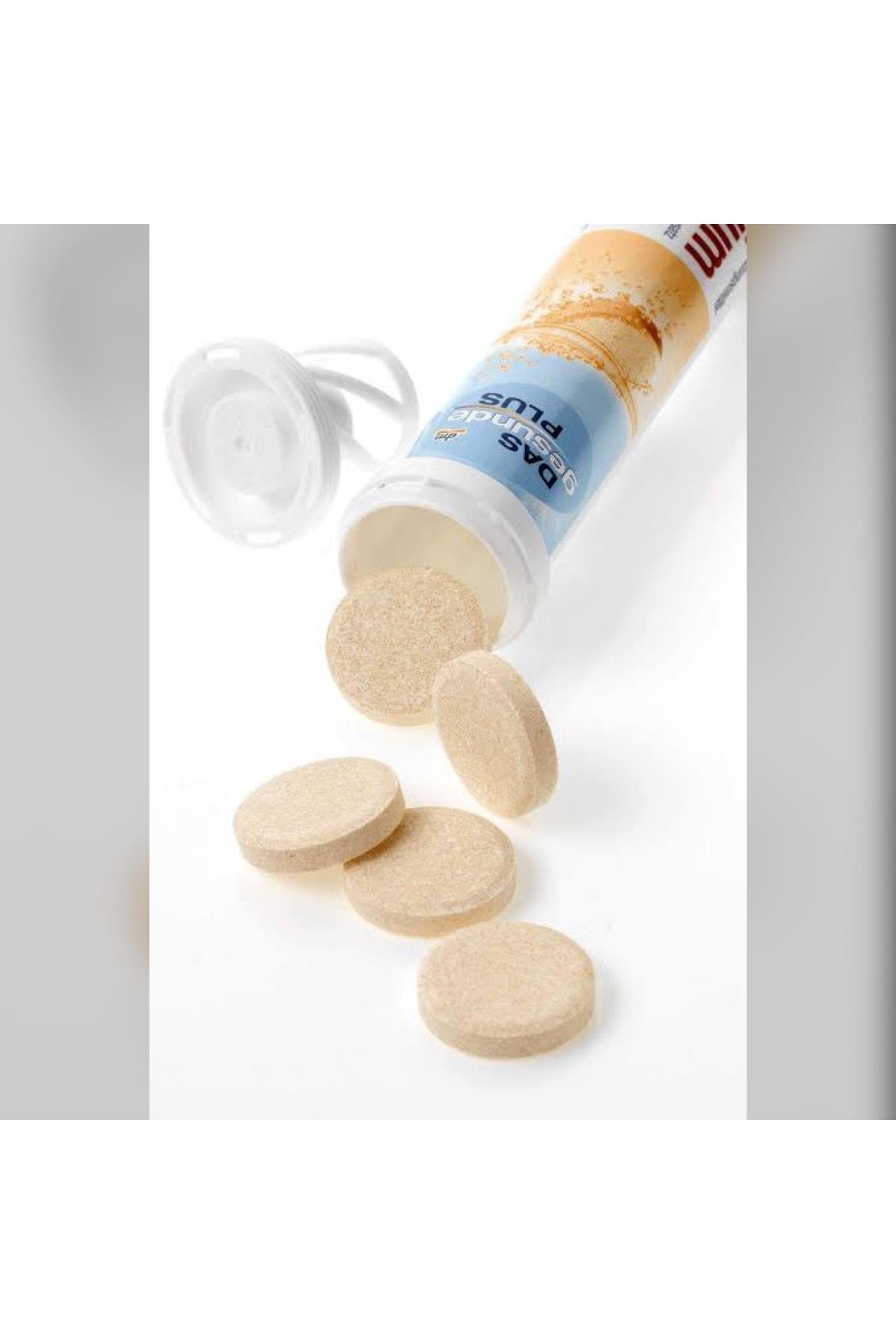Kalsiyum Efervesan Suda Eritilen Tablet Calcium 20 Adet Portakallı