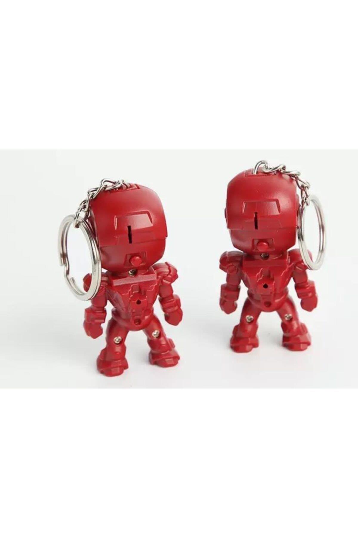 Marvel Avangers Işıklı Sesli Ironman Demir Adam Süper Kahraman Figür Anahtarlık