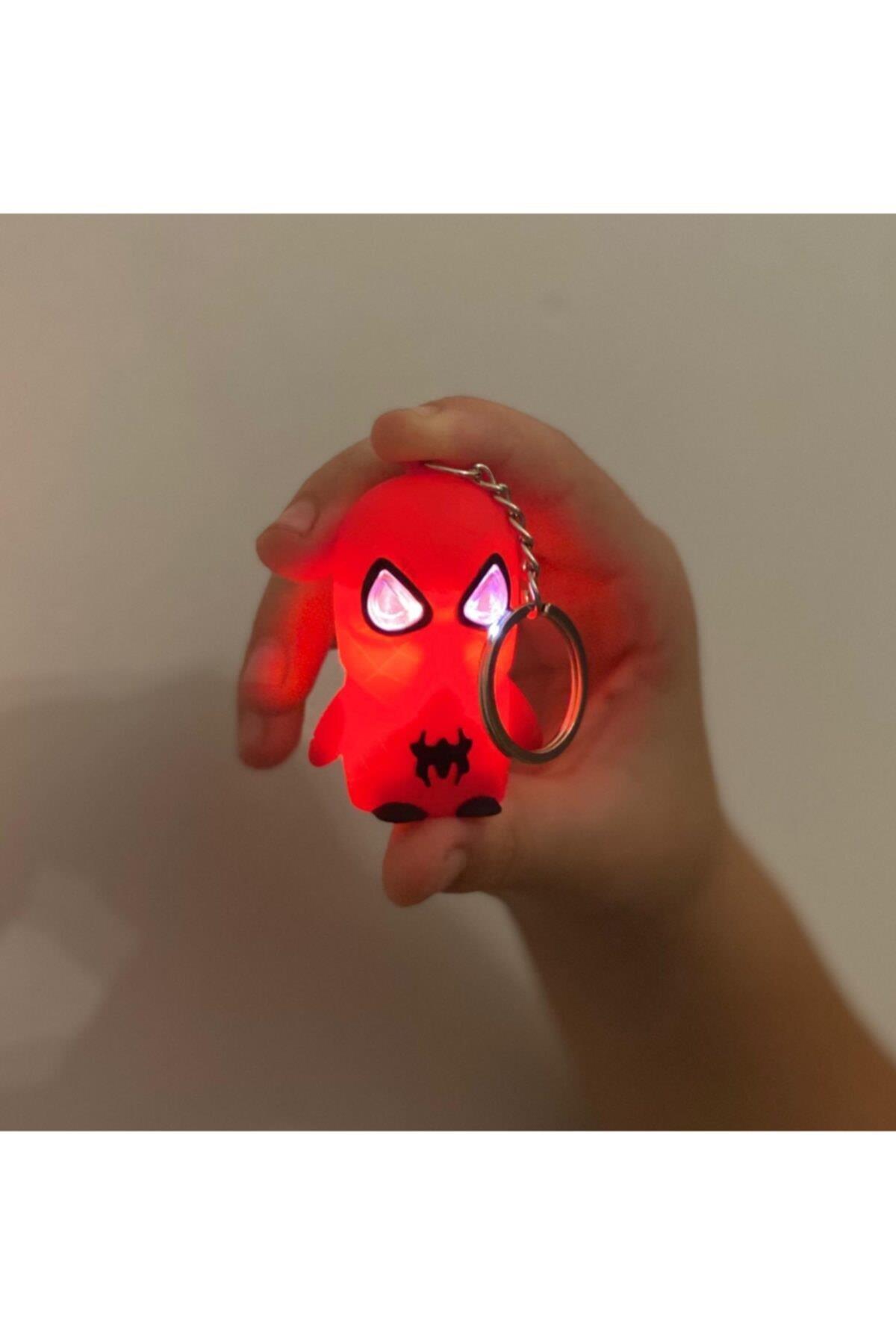 Marvel Avangers Işıklı Sesli Spiderman Örümcek Adam Figür Anahtarlık