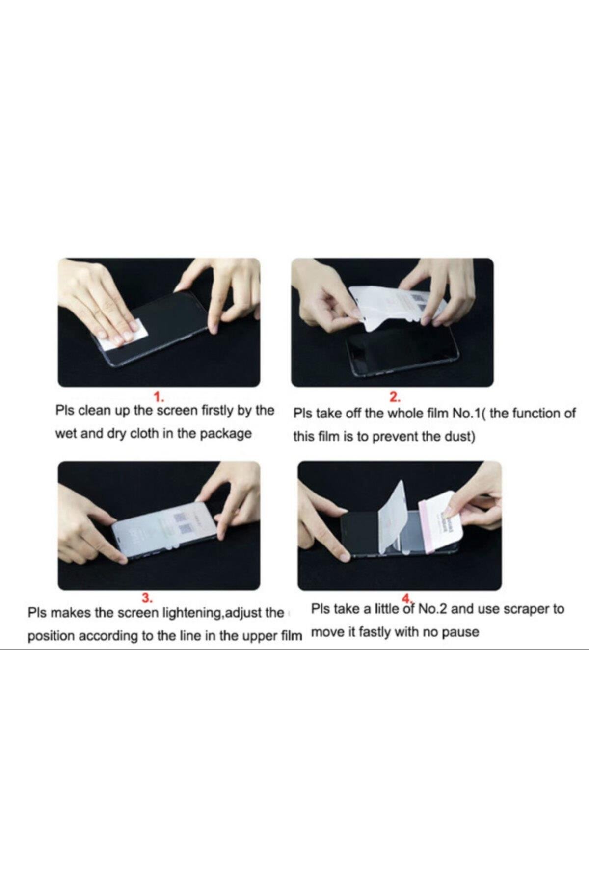 Nano Kırılmaz Membran Süper Görüntü Hidrojel Ekran Koruyucu Jelatin Film Iphone 11 Promax Pro Max