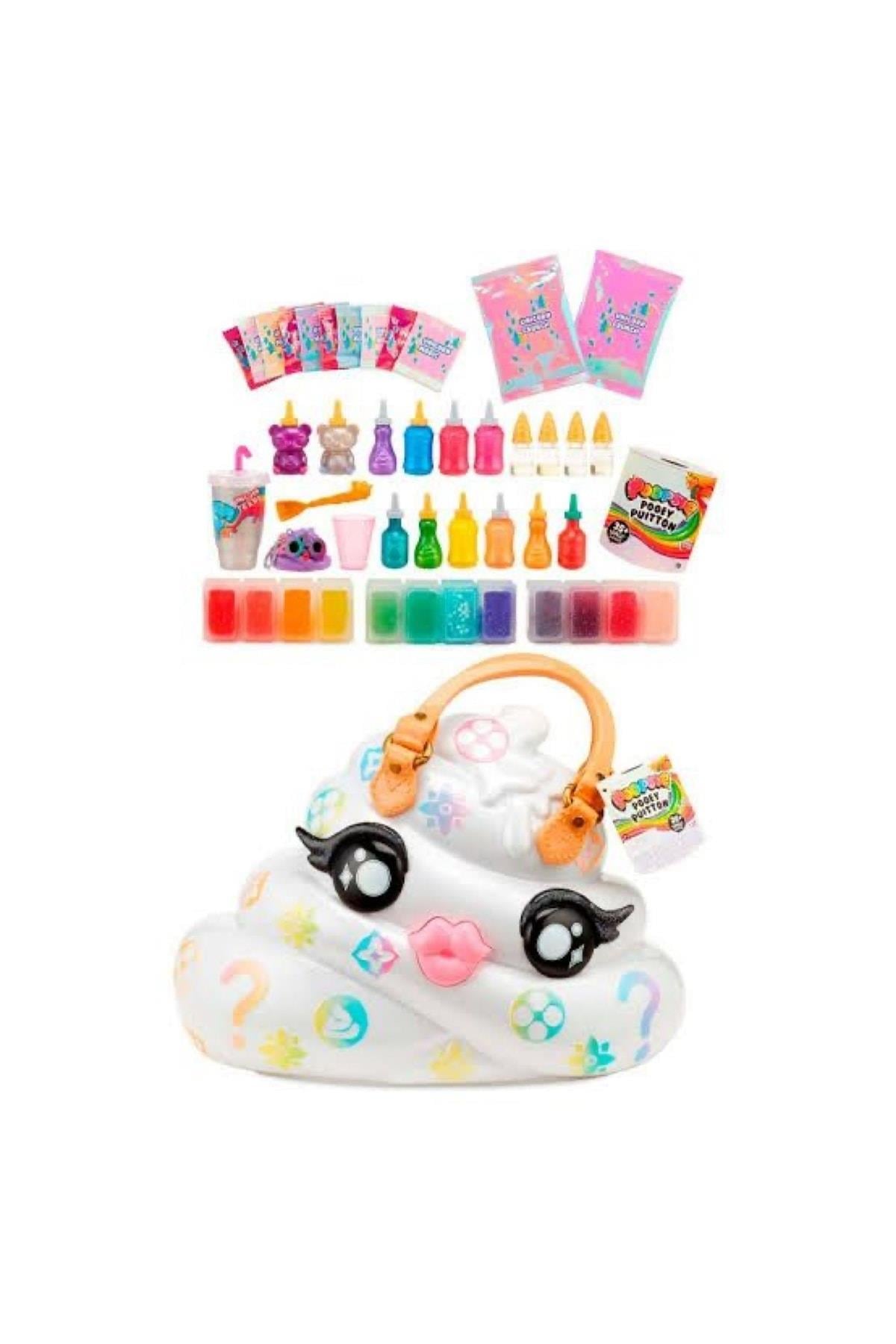 Poopsie Dev Pooey Puitton Marka Lüks Çanta Slime Oyun Seti Çocuk Seyahat Çantası Renkli Unicorn