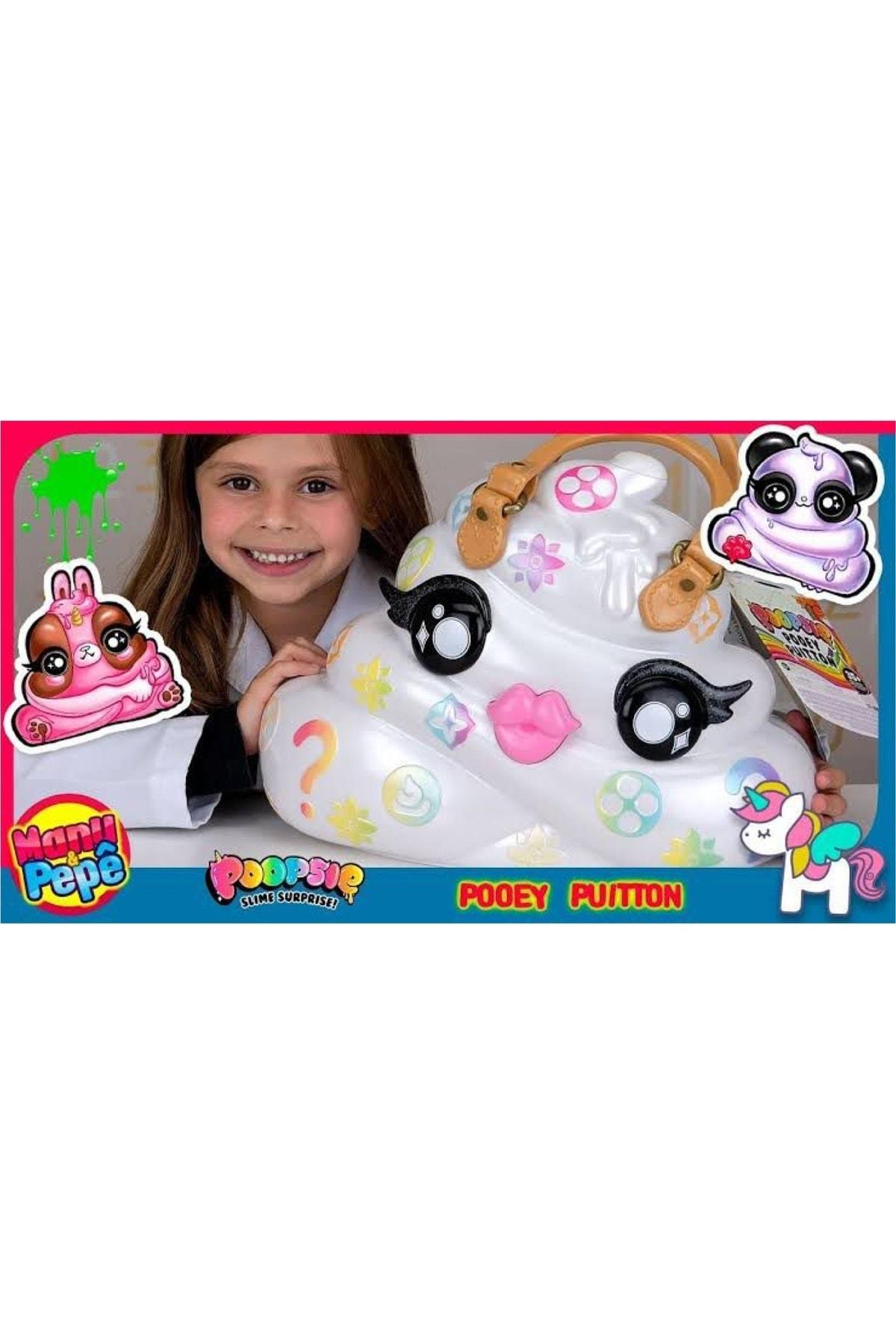 Poopsie Dev Pooey Puitton Marka Lüks Çanta Slime Oyun Seti Çocuk Seyahat Çantası Renkli Unicorn