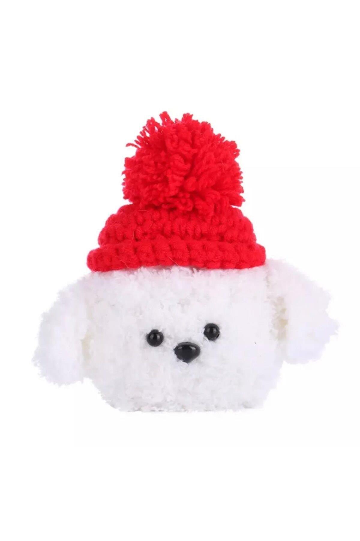 Sevimli 3 D Peluş Yavru Teddy Köpek    Kulaklık Kılıfı