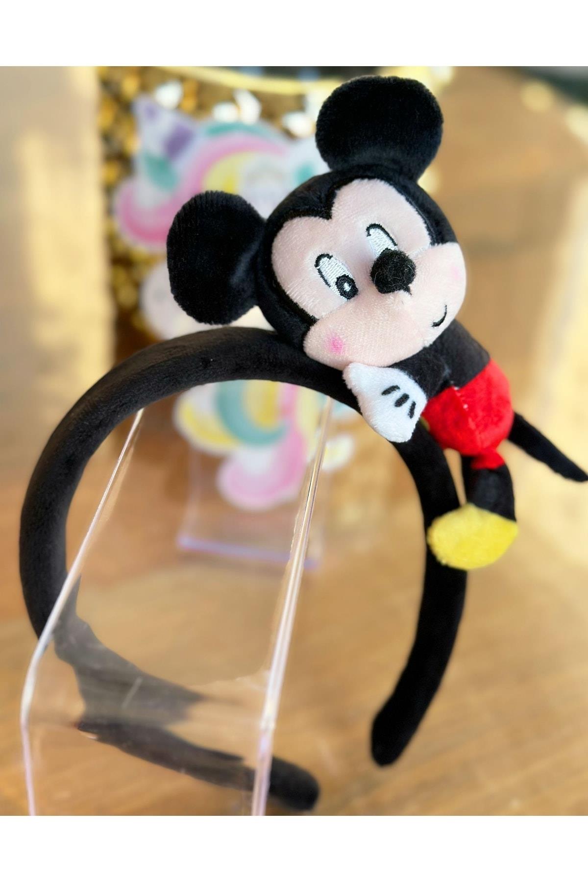 Sevimli Büyük Peluş 3d Boyutlu Oyuncak Mickey Mouse Fare Kadife Kadın Çocuk Tacı
