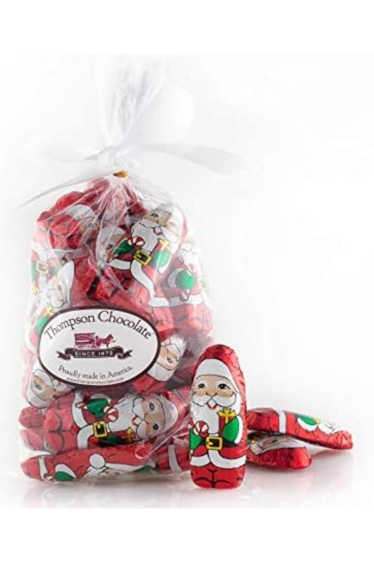 Yeni Yıl Yılbaşı Lüks Noel Baba Çam Ağacı Dekorasyon Süsü Askılı Mini 7li Çikolata Set