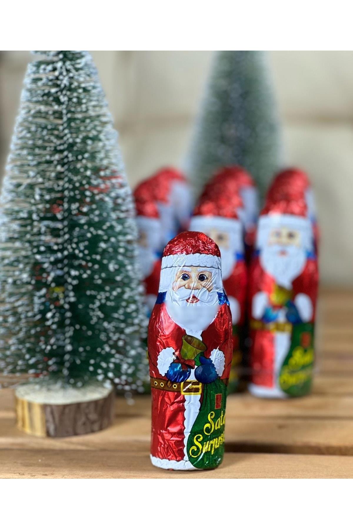 Yeni Yıl Yılbaşı Özel Içi Hediye Sürpriz Çikolata Noel Baba Santa Hediyeli
