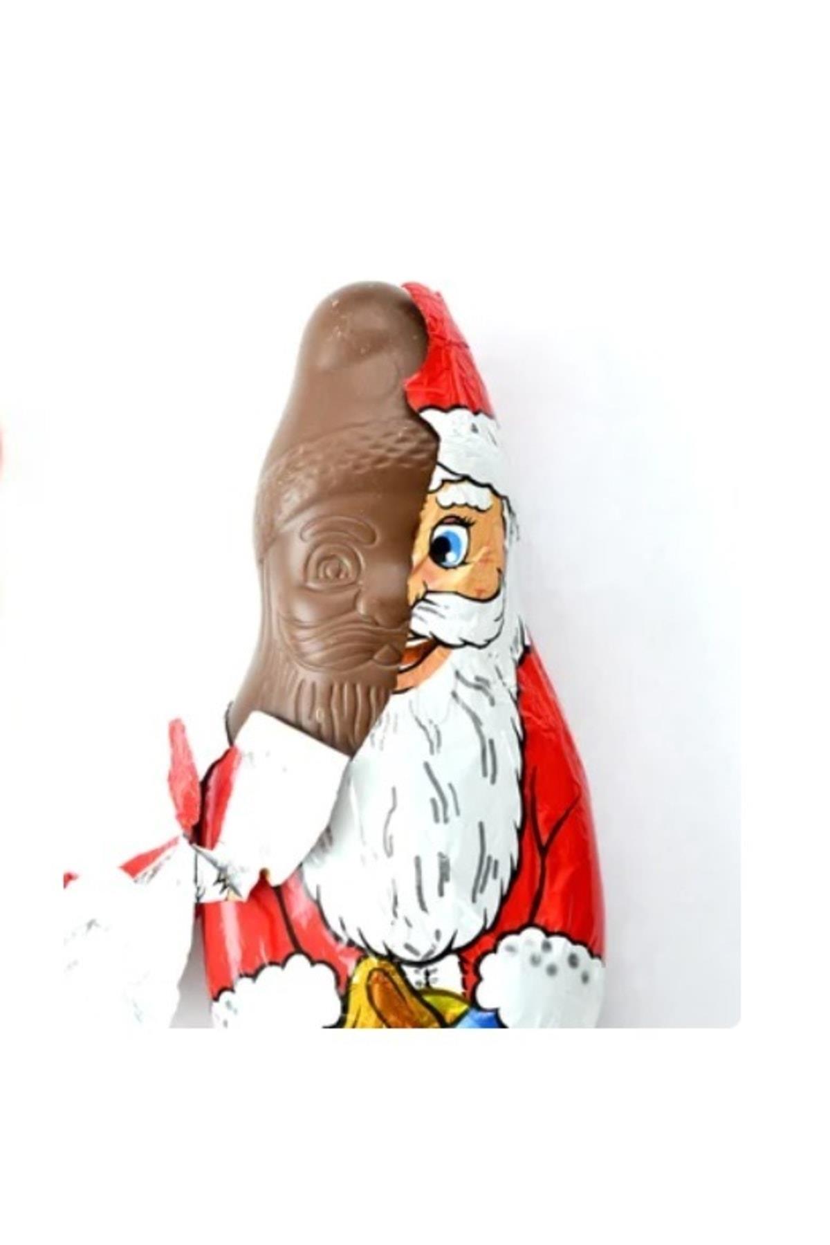 Yeni Yıl Yılbaşı Özel Ithal 4lü Noel Baba Çam Ağacı Top Çikolata Hediye Paket Seti