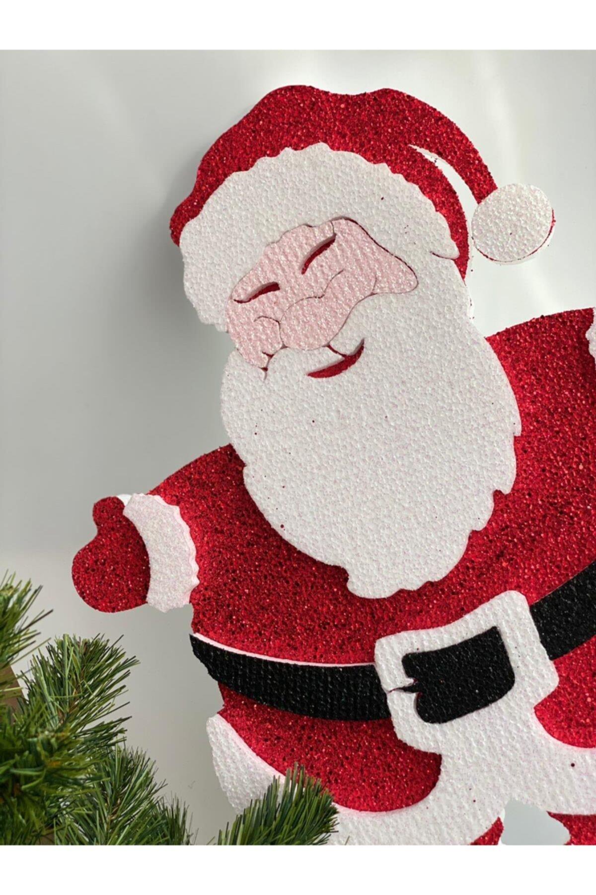 Yılbaşı Özel Büyük Dev Noel Baba Yeni Yıl Doğumgünü Kapı Duvar Süsü 50 Cm