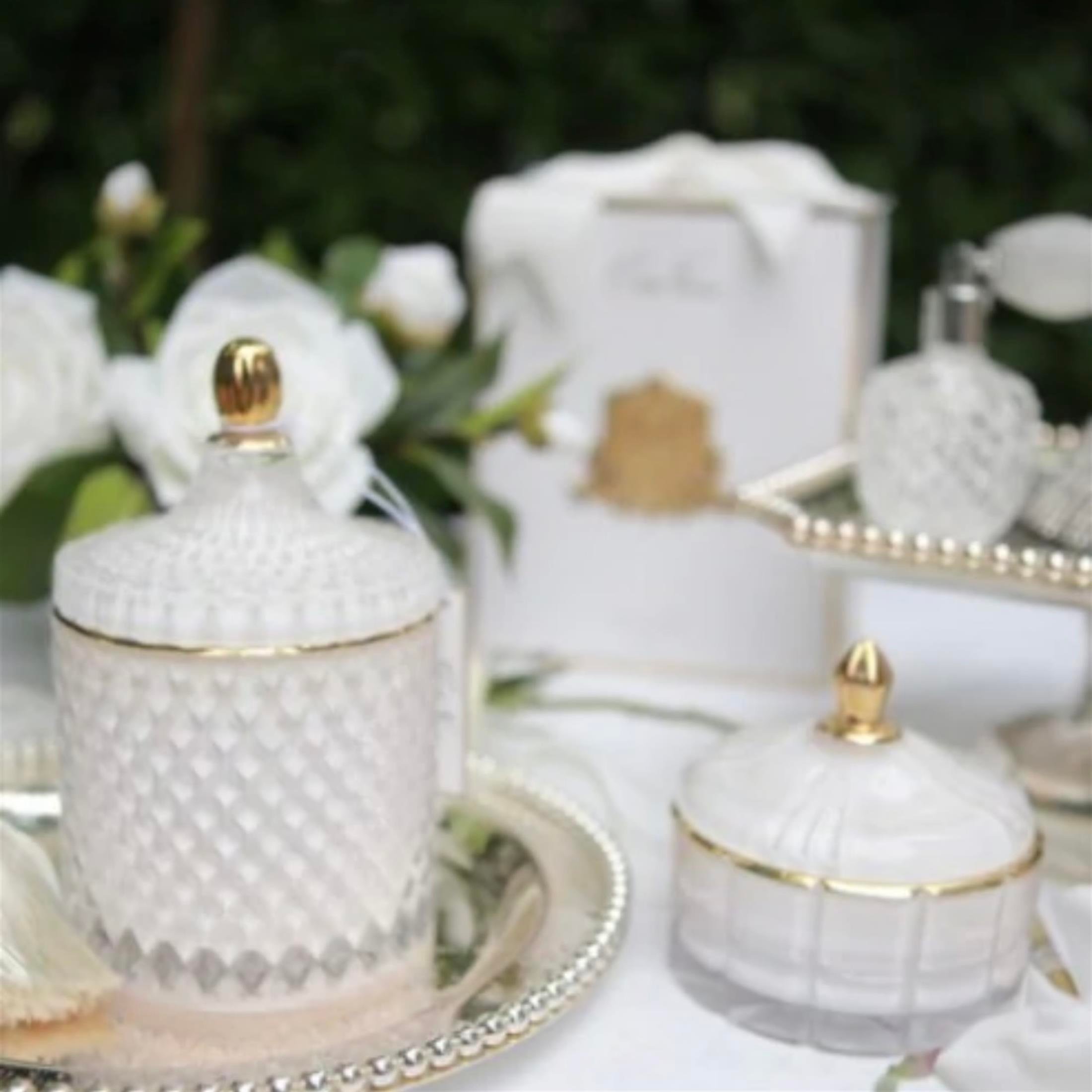 COTE NOIRE Art Deco Mum Beyaz