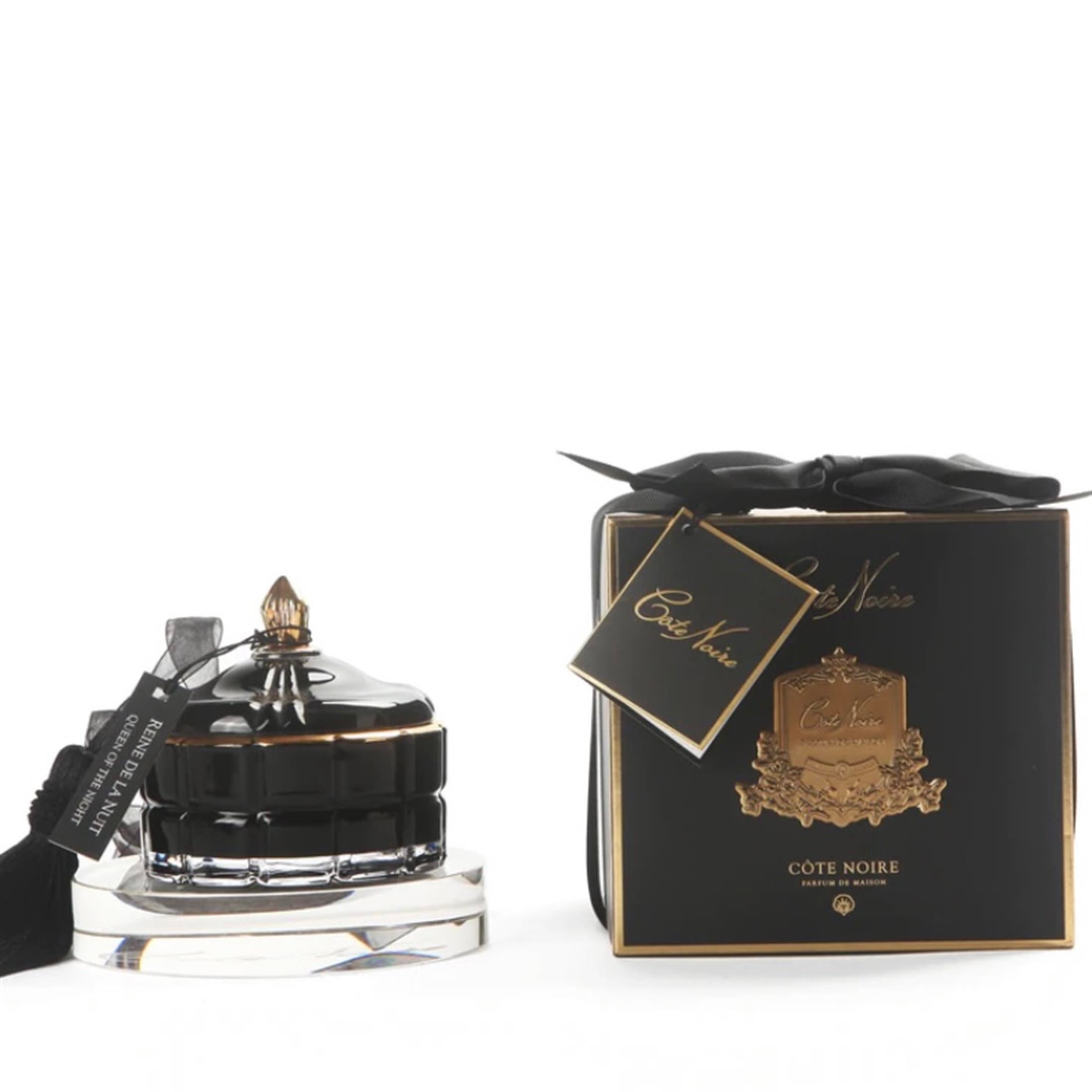 COTE NOIRE Art Deco Mum Siyah