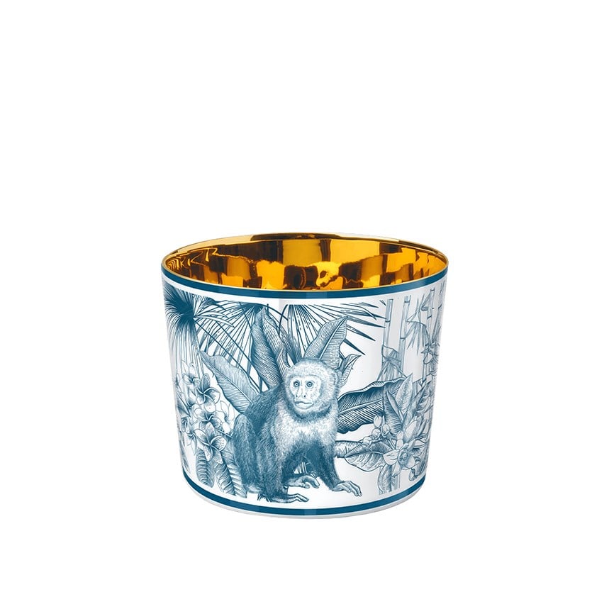FURSTENBERG Kupa, Bardak PARAİOSO BLUE-MONKEY TEMPTATION SIP OF GOLD