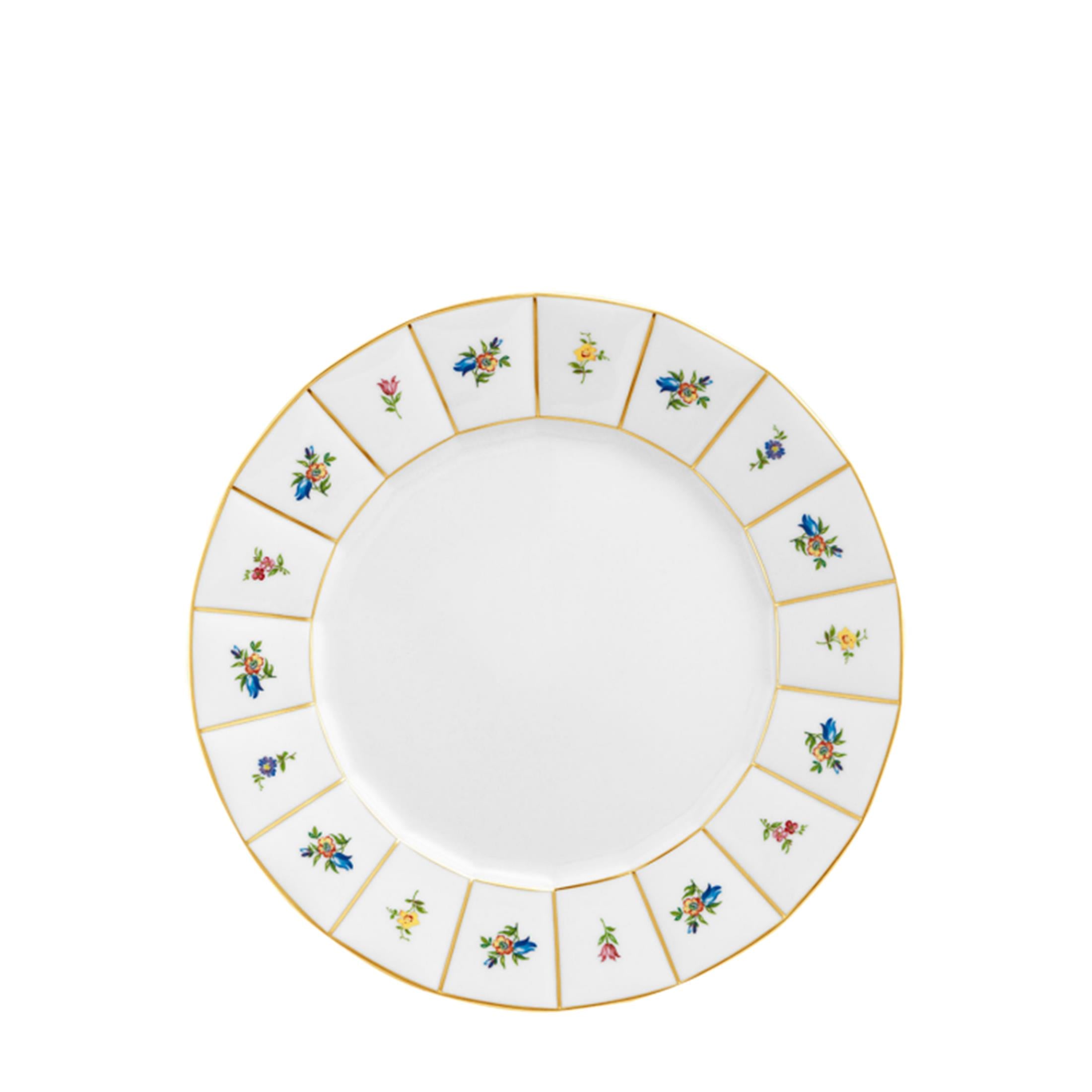 FURSTENBERG Pastry Plate 19cm GRECQUE MILLE FLEURS