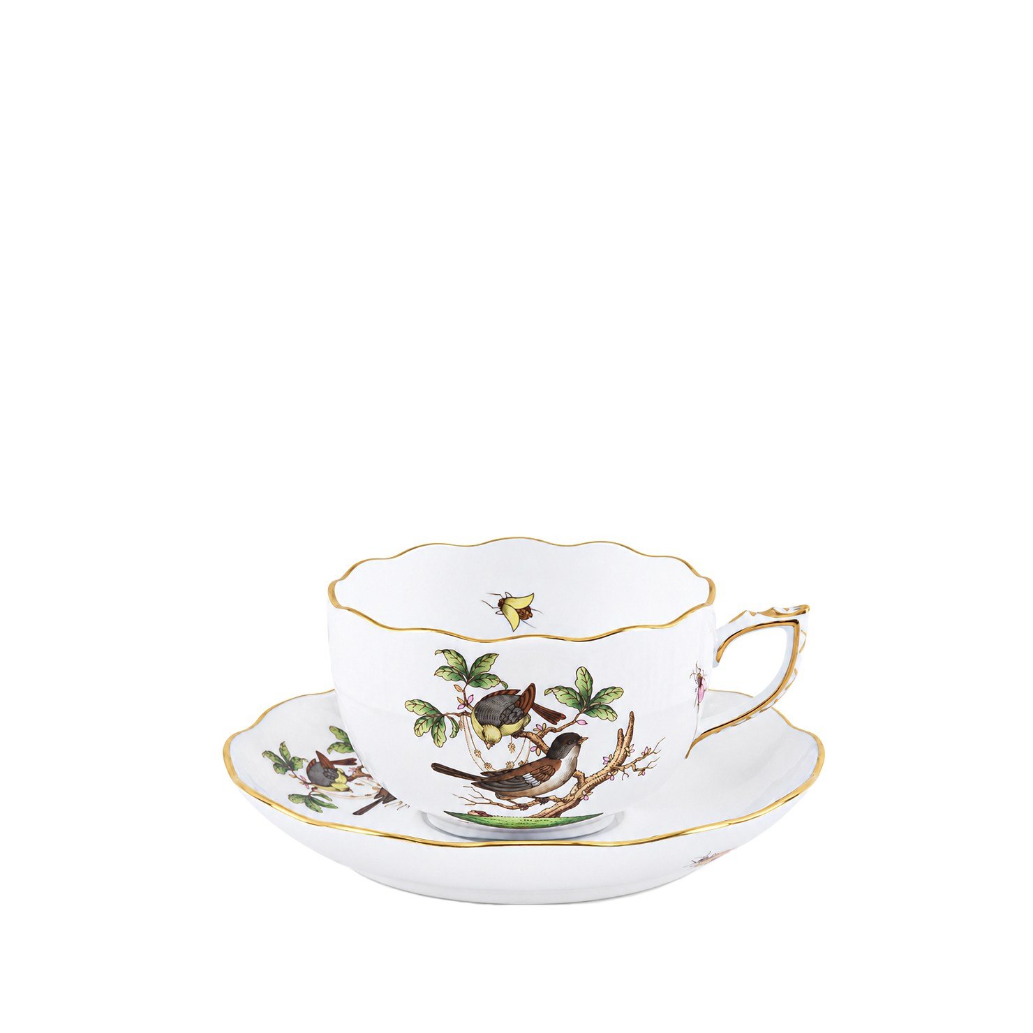 HEREND Teacup & Saucer 200ml Rothschild