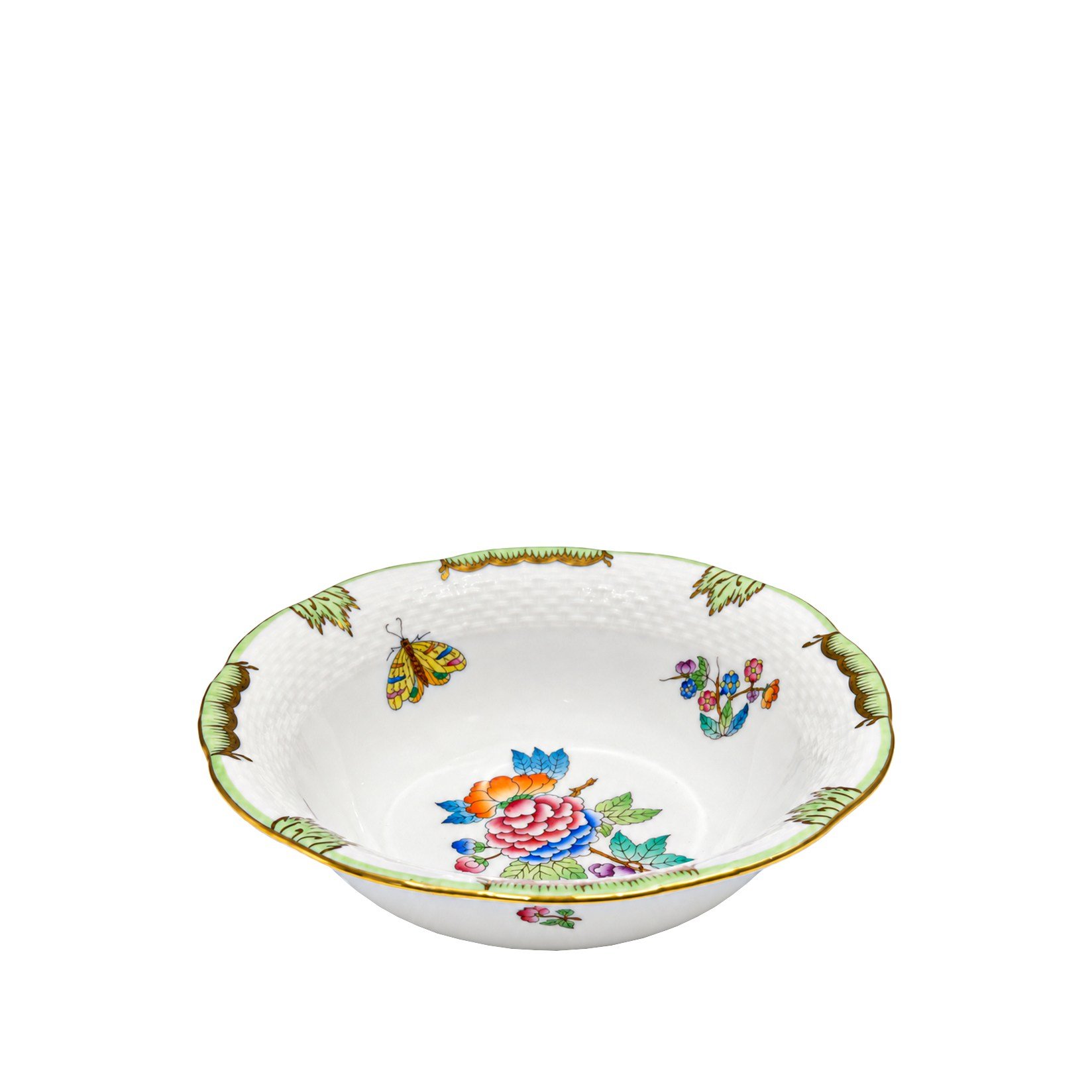 HEREND Soup Bowl Queen Victoria Colorful