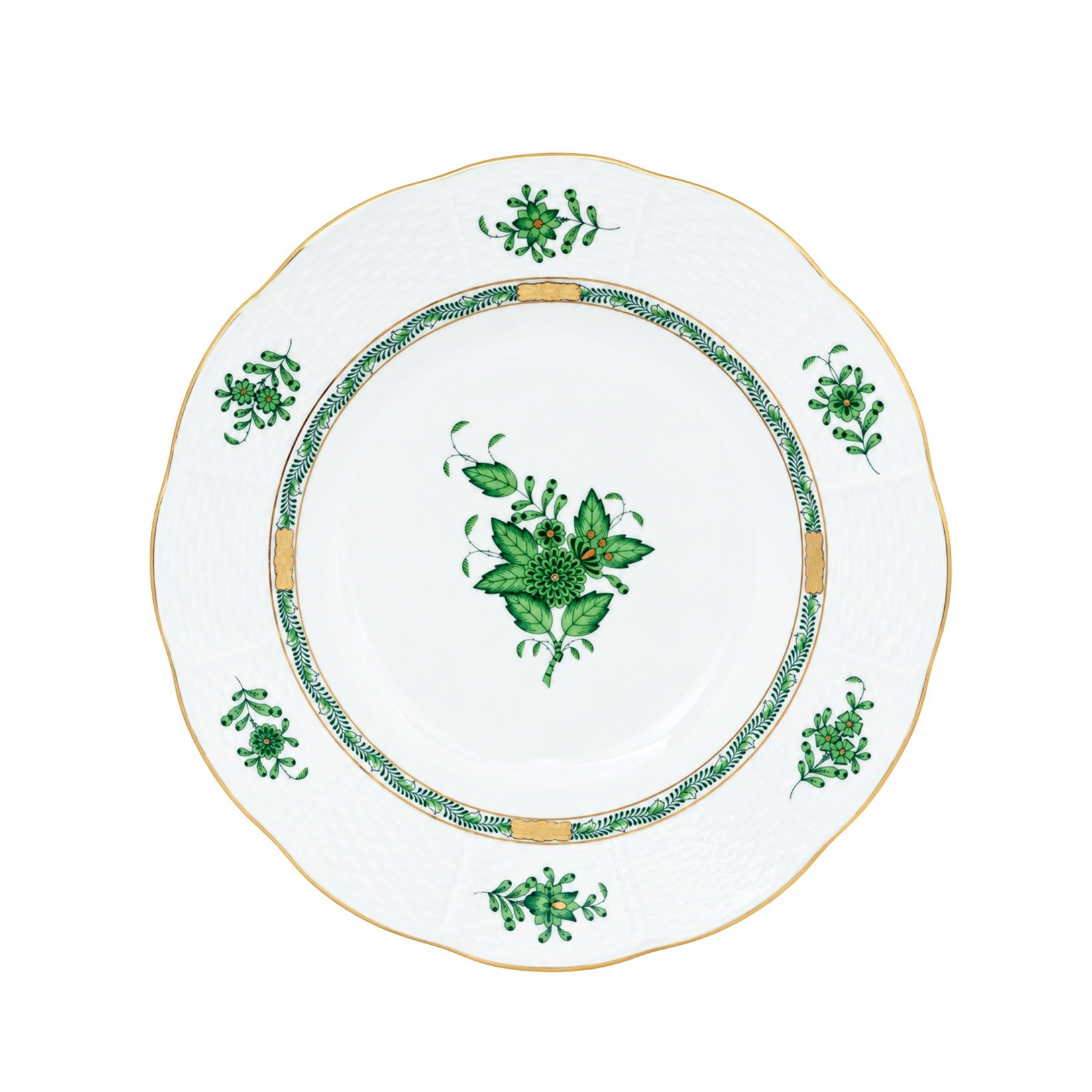HEREND Çukur Tabağı 23,5cm Apponyi Yeşil