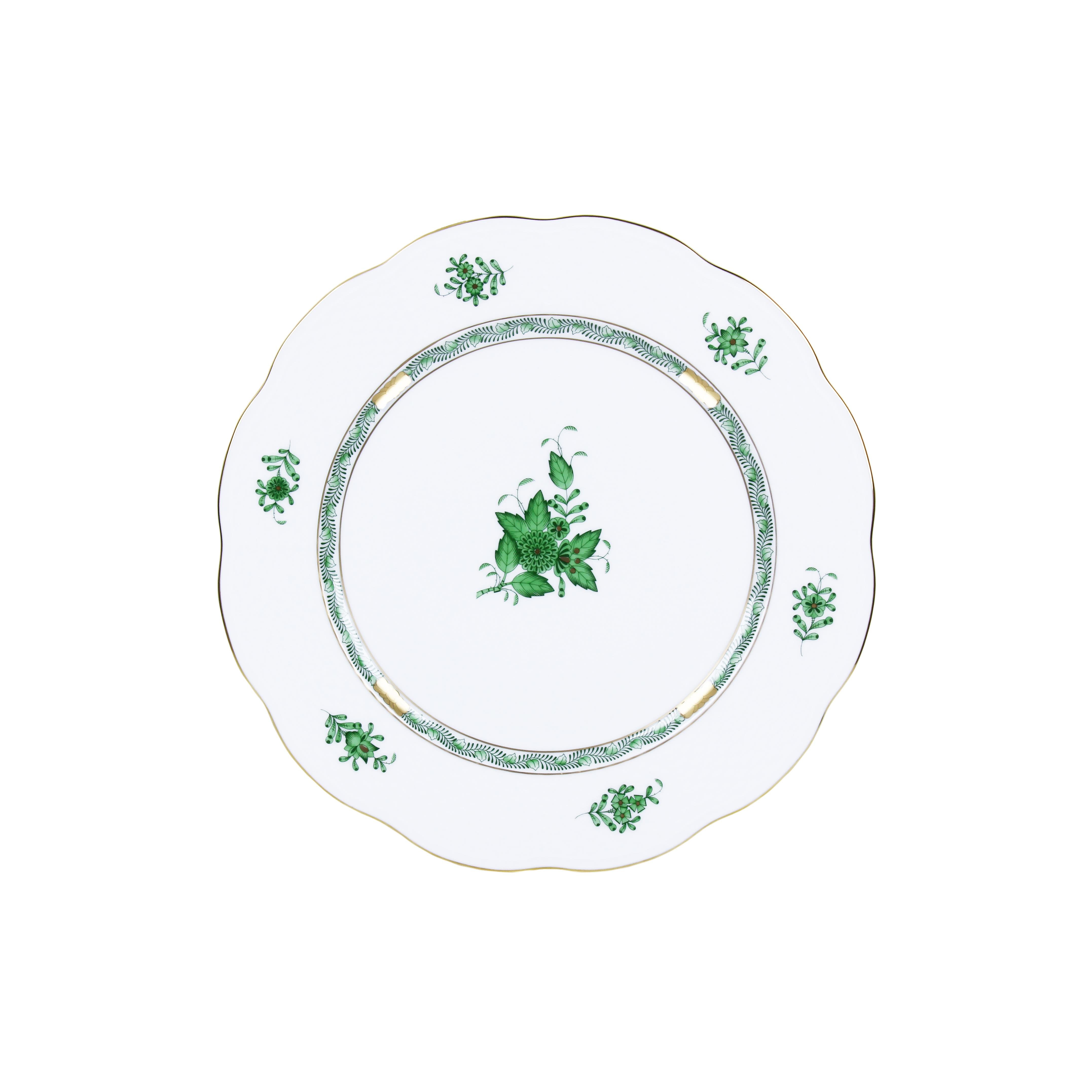 HEREND Pasta Tabağı 19cm Apponyi Yeşil
