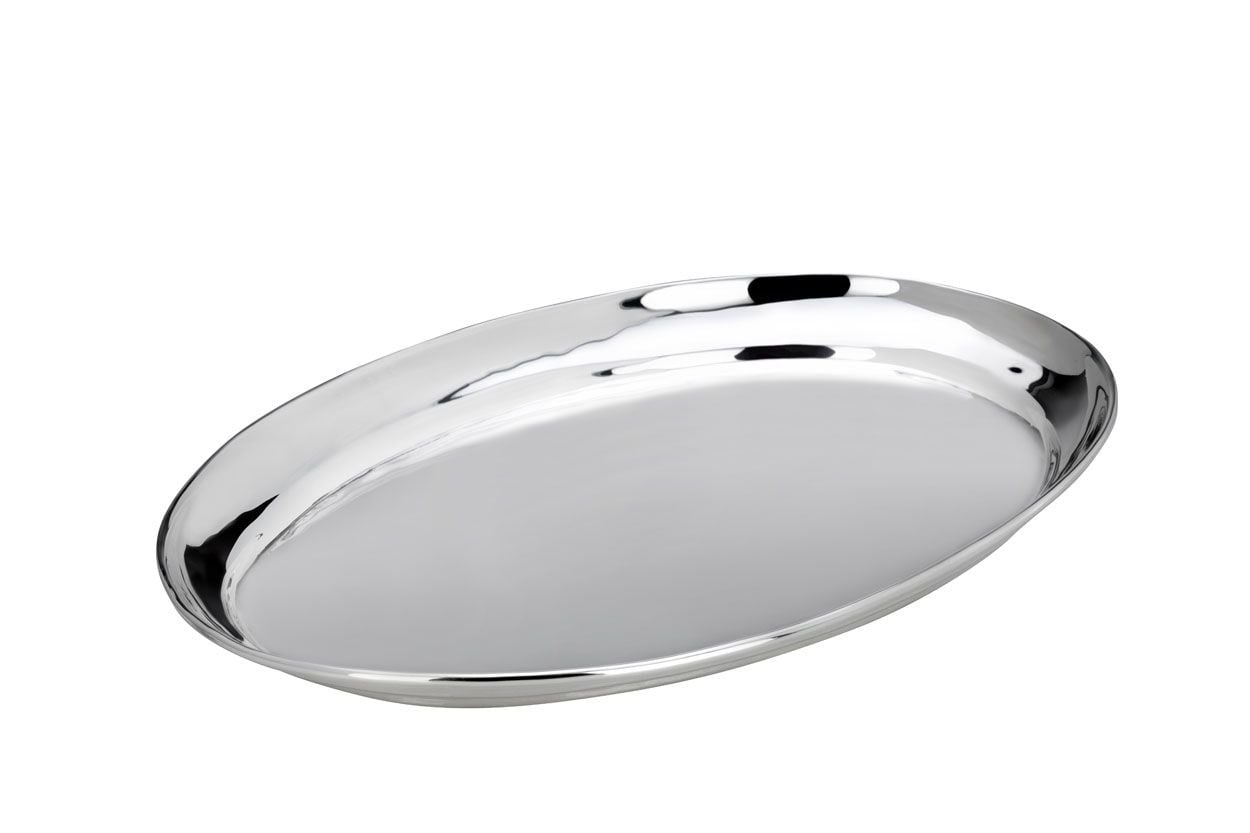 HERMANN BAUER 26cm Oval Düz Derin Tepsi