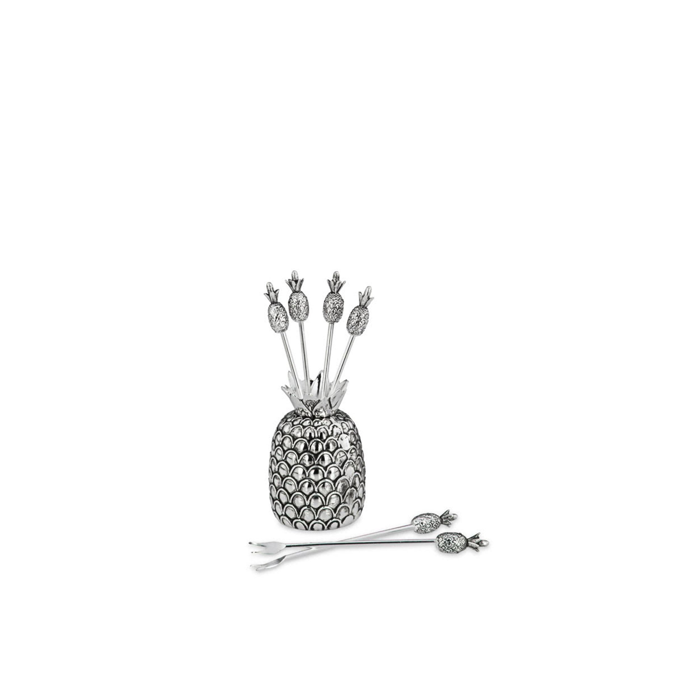 HERMANN BAUER 7 Parça Ananas Figürlü Sunum Çubuğu Seti