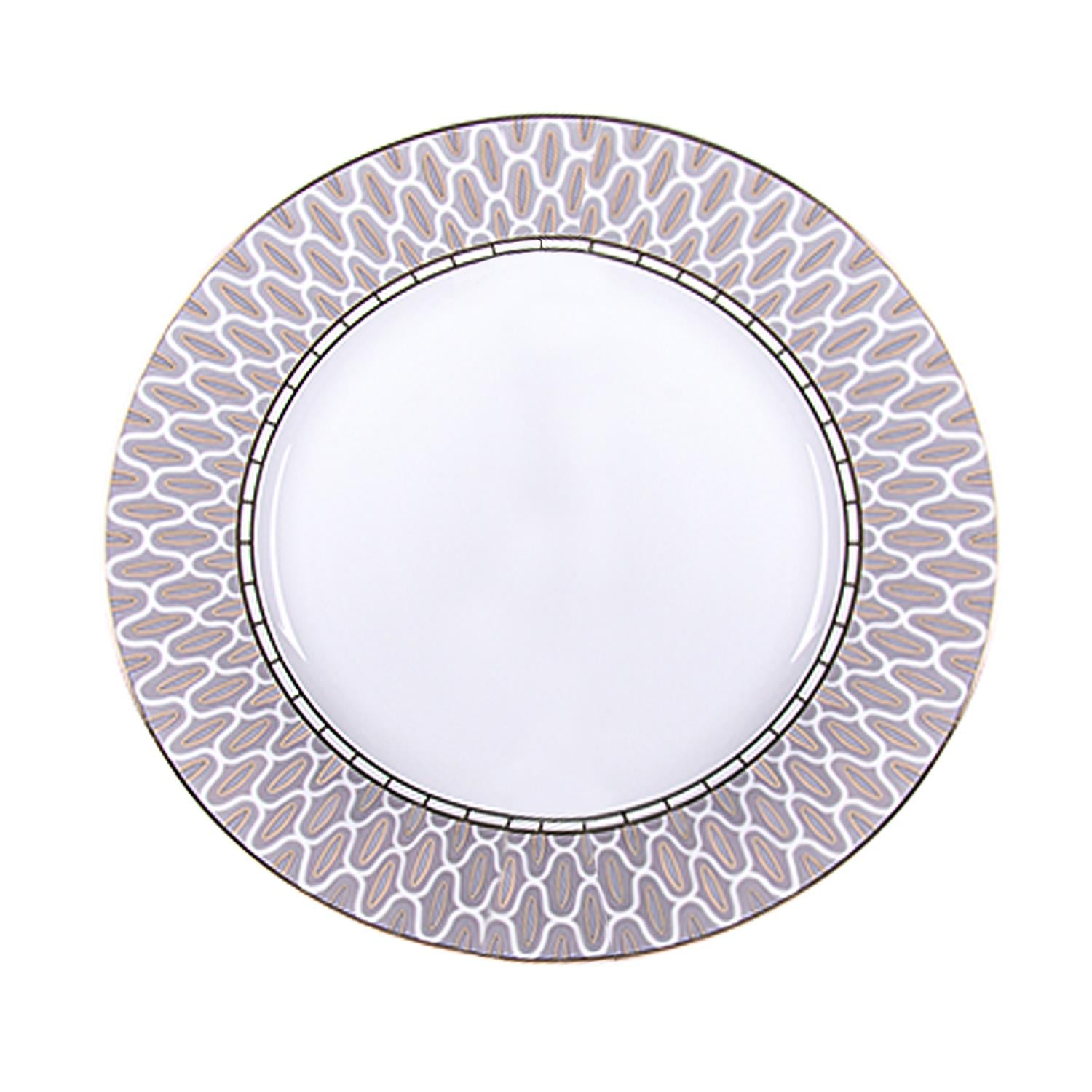 IMPERIAL PORCELAIN 18 Parça Yemek Servis Takımı Salamandra Gray