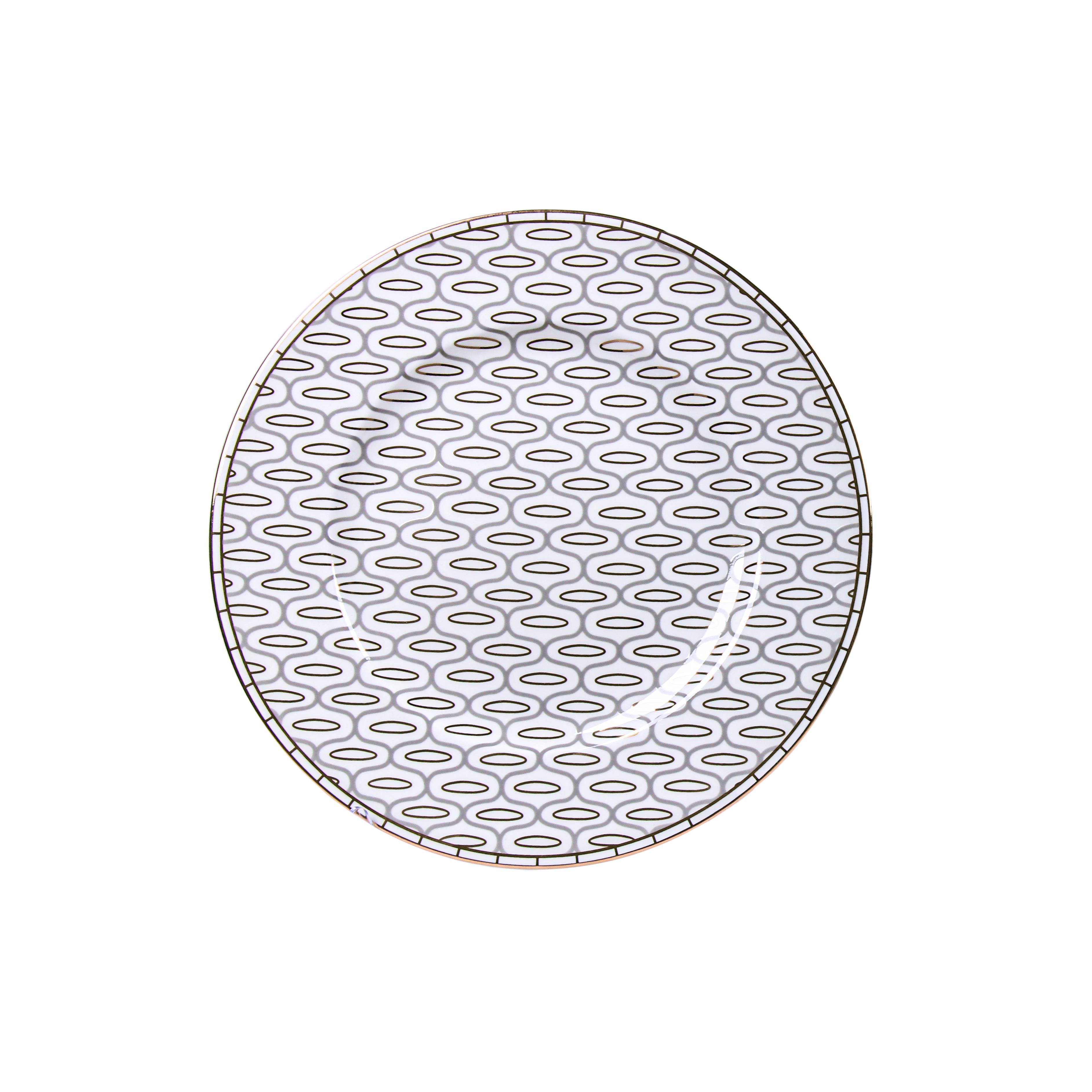 IMPERIAL PORCELAIN 18 Parça Yemek Servis Takımı Salamandra Gray