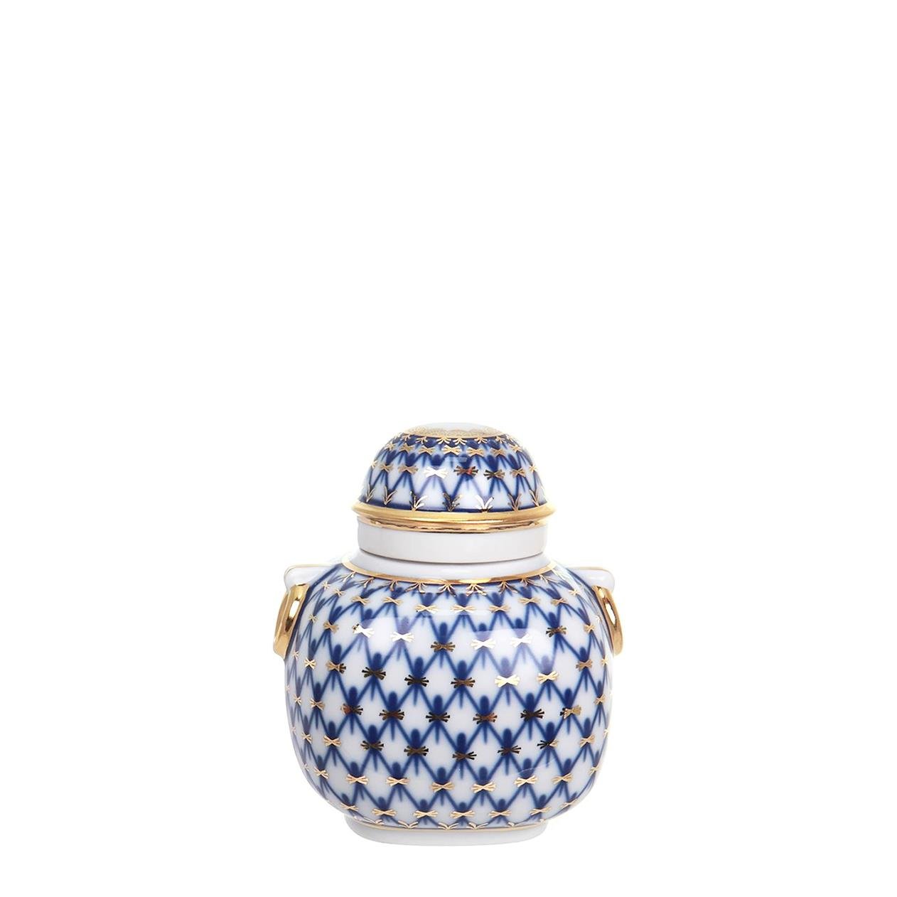 IMPERIAL PORCELAIN Çay Kutusu 350 ml COBALT NET