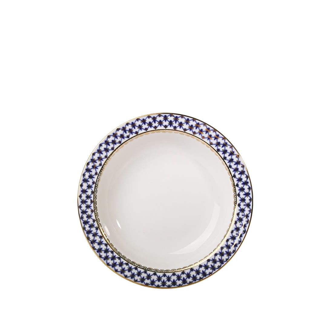 IMPERIAL PORCELAIN Çukur Çocuk Tabağı 18 cm Cobalt net Mavi