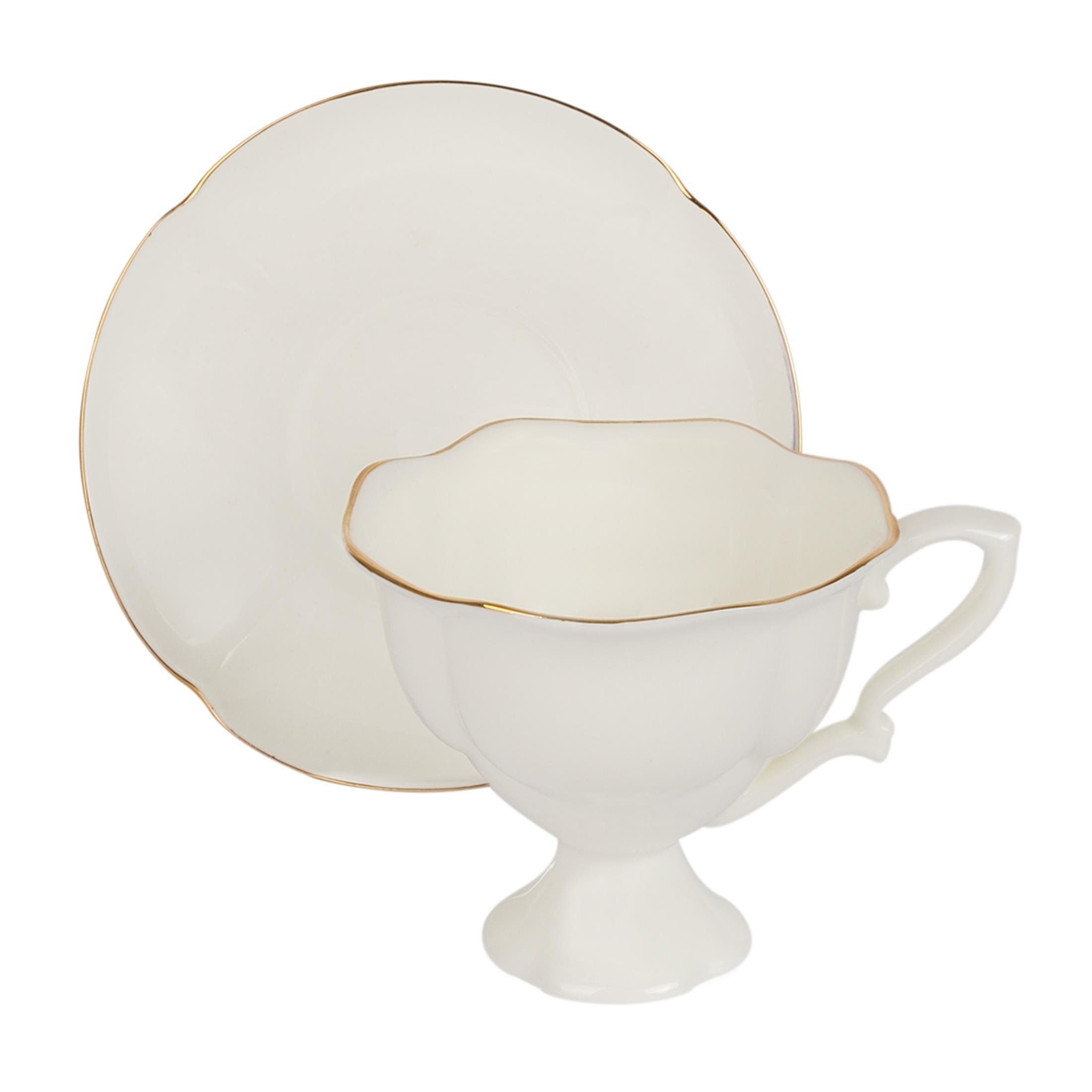 IMPERIAL PORCELAIN Kahve Fincanı 120 ml Golden ribbon