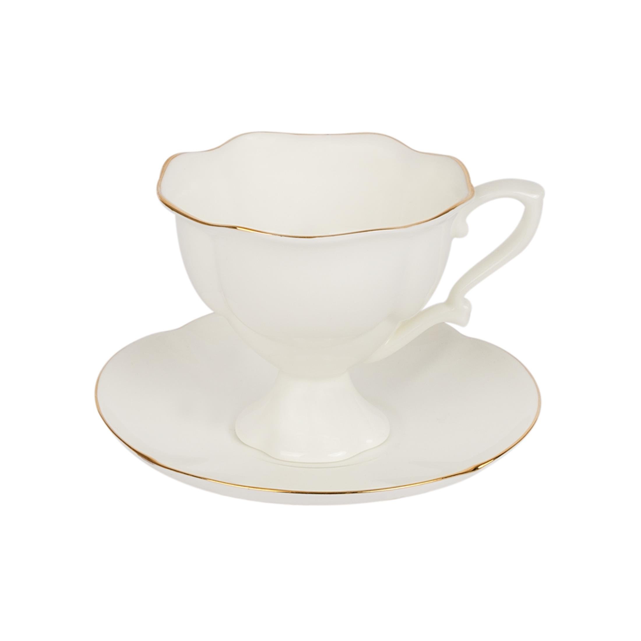 IMPERIAL PORCELAIN Kahve Fincanı 120 ml Golden ribbon