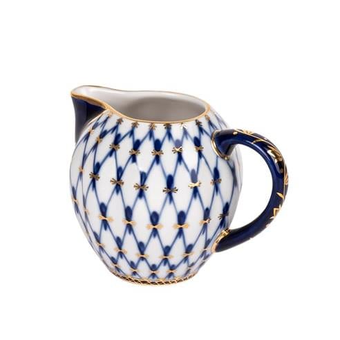 IMPERIAL PORCELAIN Cream Pitcher 205 ml Cobalt net Blue