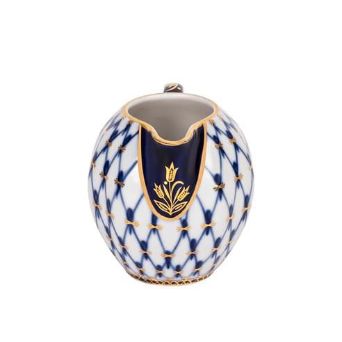 IMPERIAL PORCELAIN Cream Pitcher 205 ml Cobalt net Blue